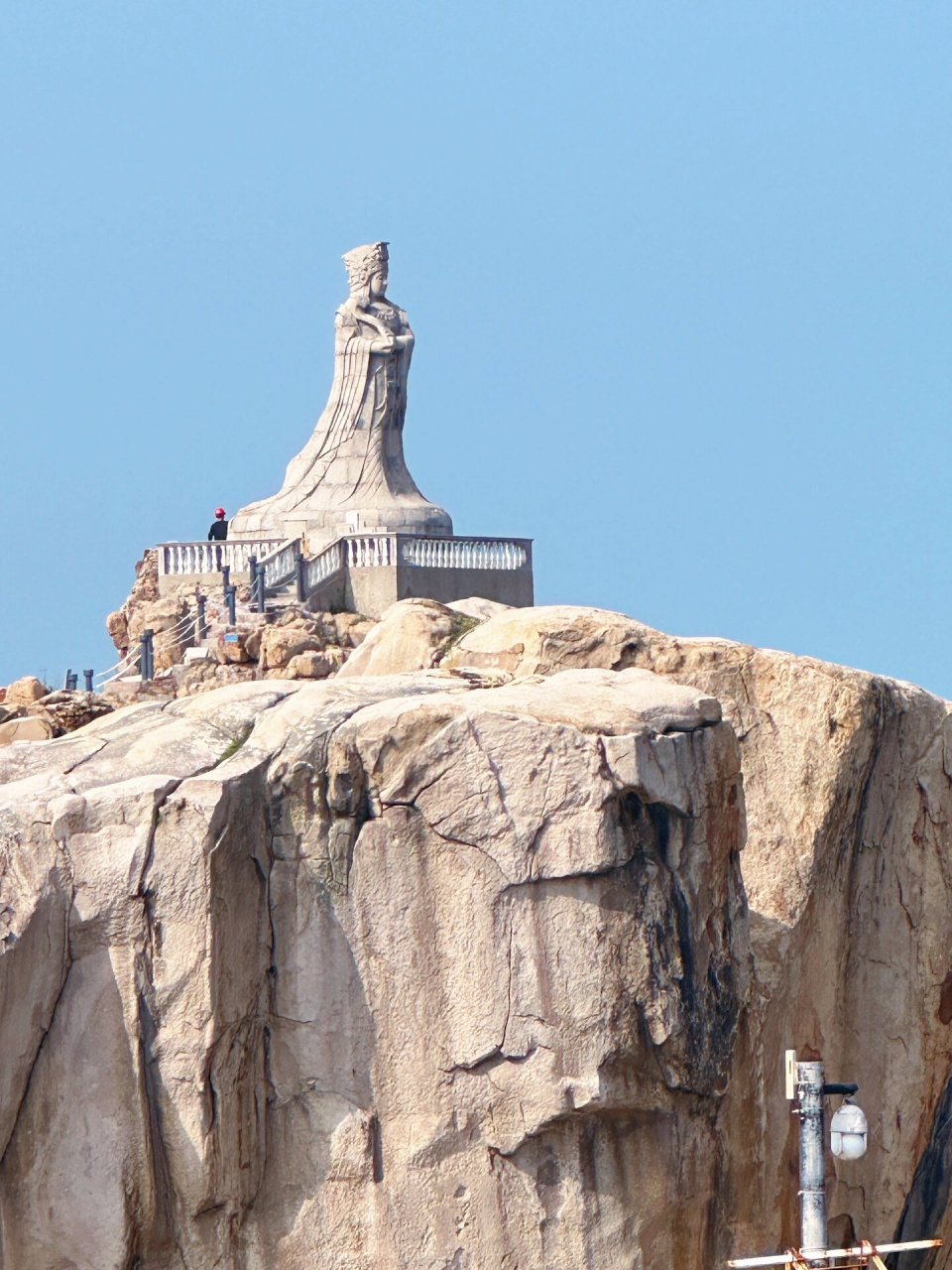 长乐十七孔看海 91:眼前是一望无际的大海,耳边是声声拍打的海浪