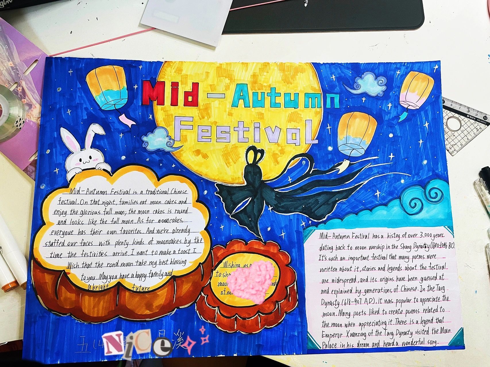 中秋节手抄报_英语手抄报 中秋节英语手抄报