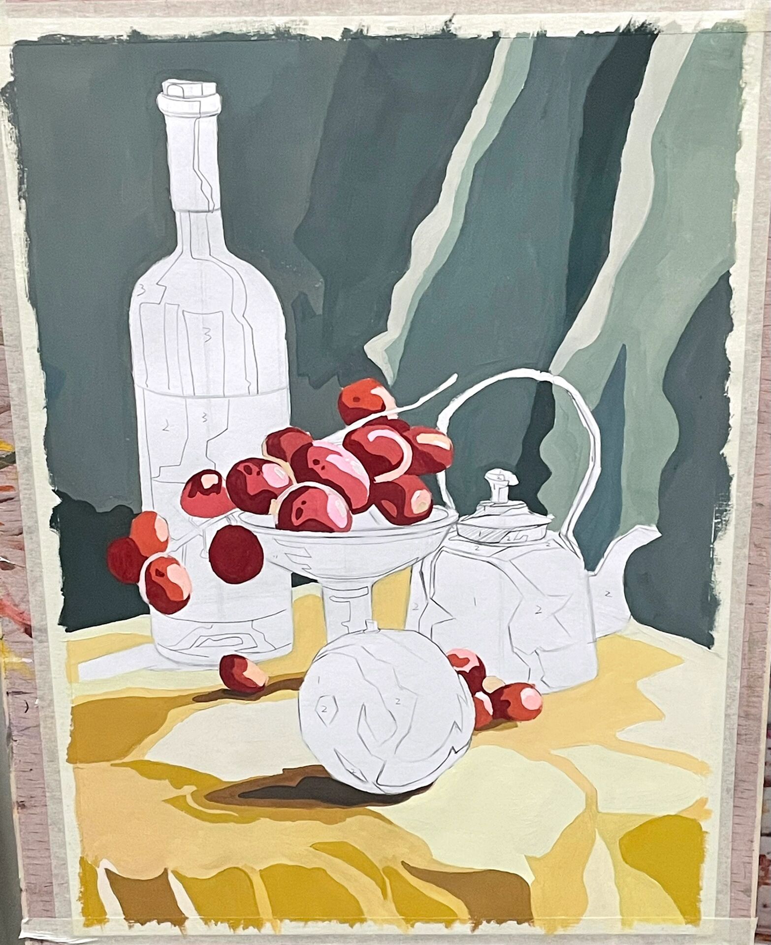 设计色彩归纳 客观写实性平面色彩归纳