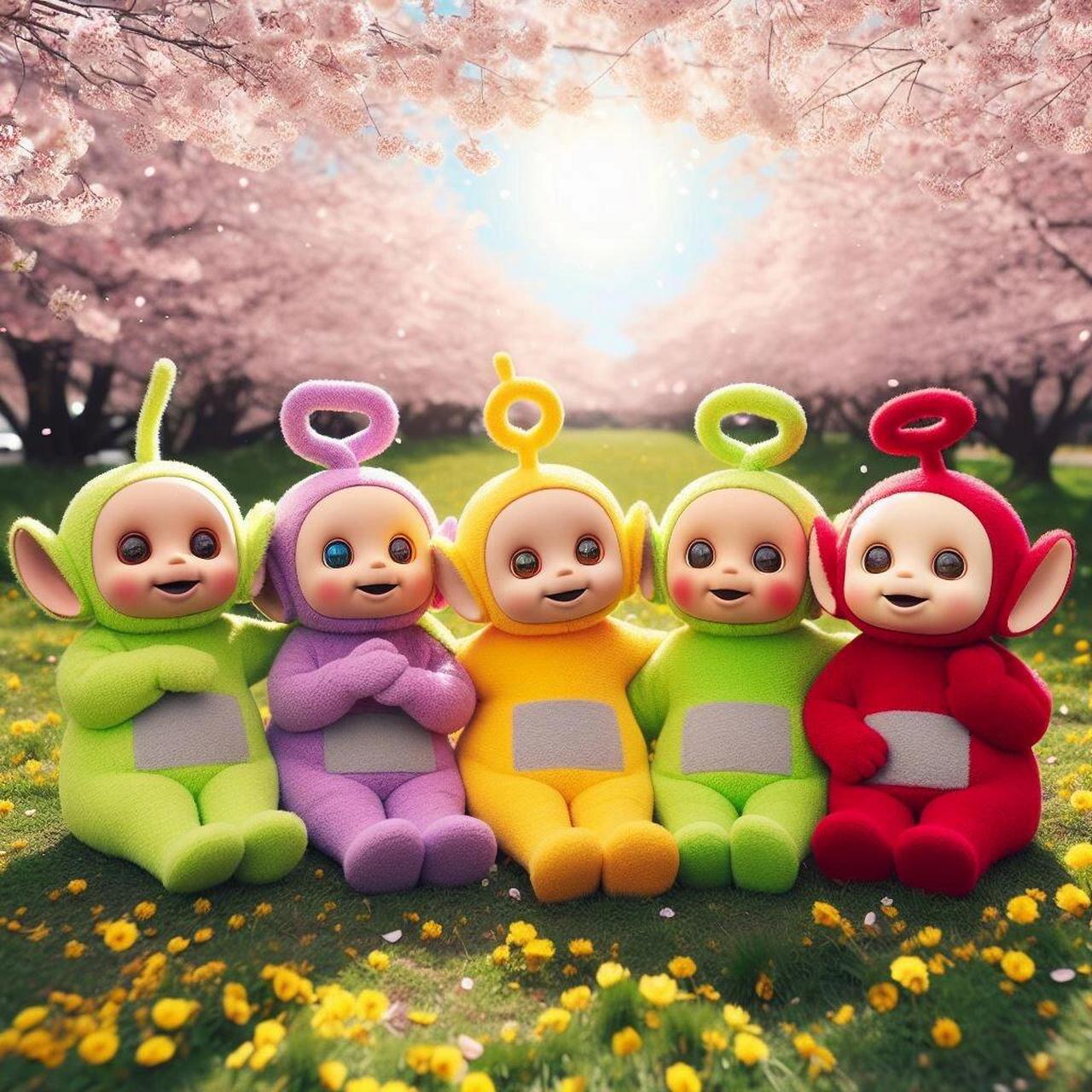 天线宝宝可喜欢春天了 祝你们春天愉快96