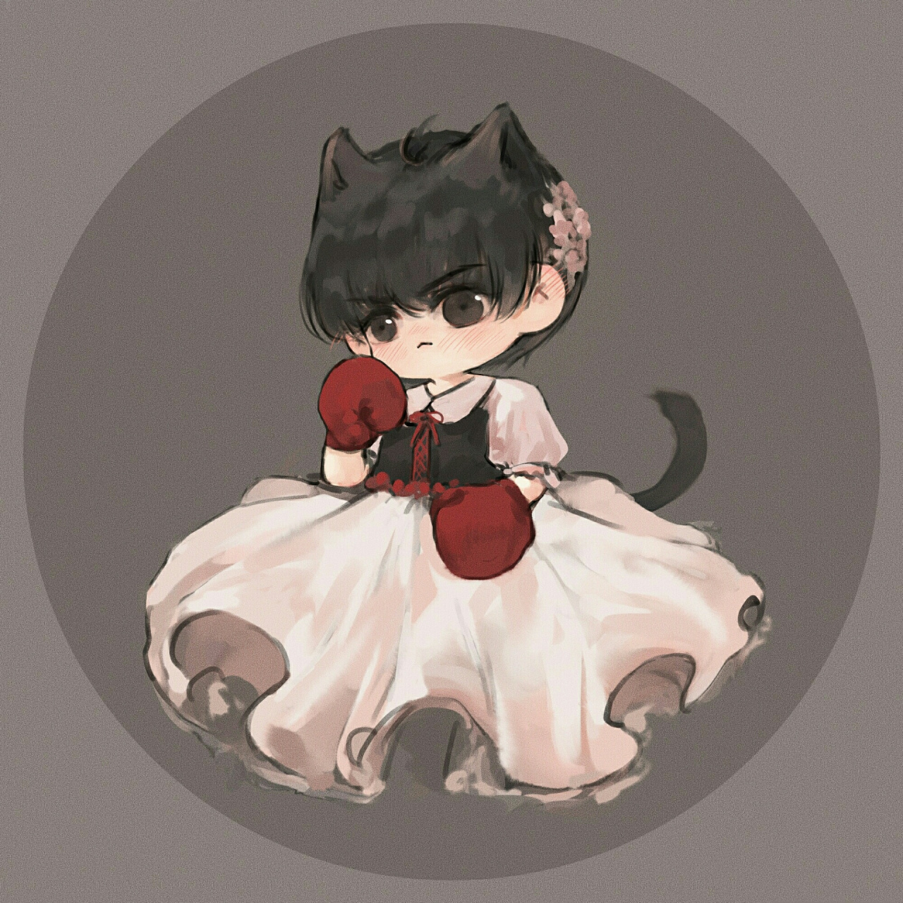 188男团《你却爱着一个sb》q版头像