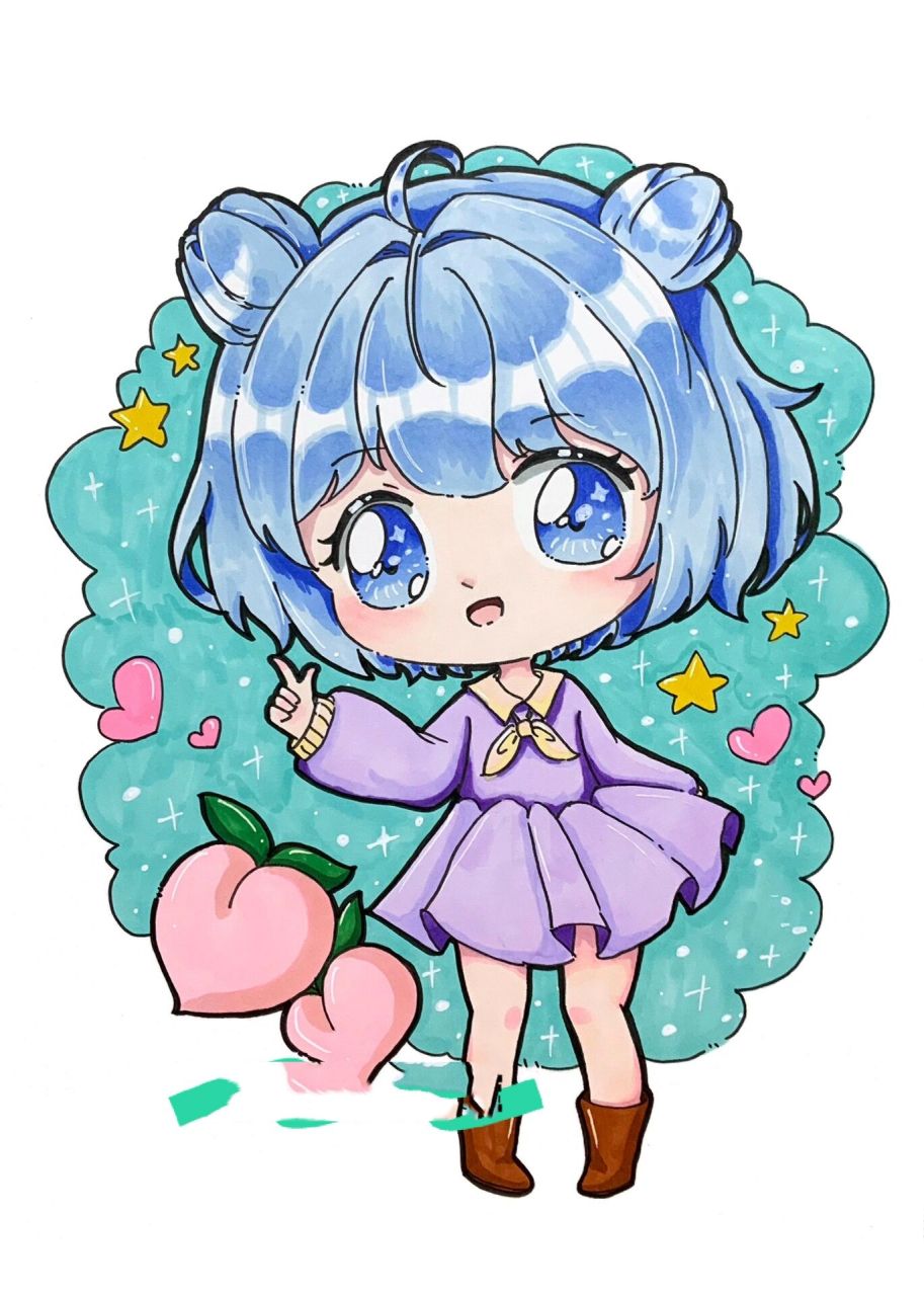 q版动漫/奶茶茶动漫素材适合一年级以上孩子