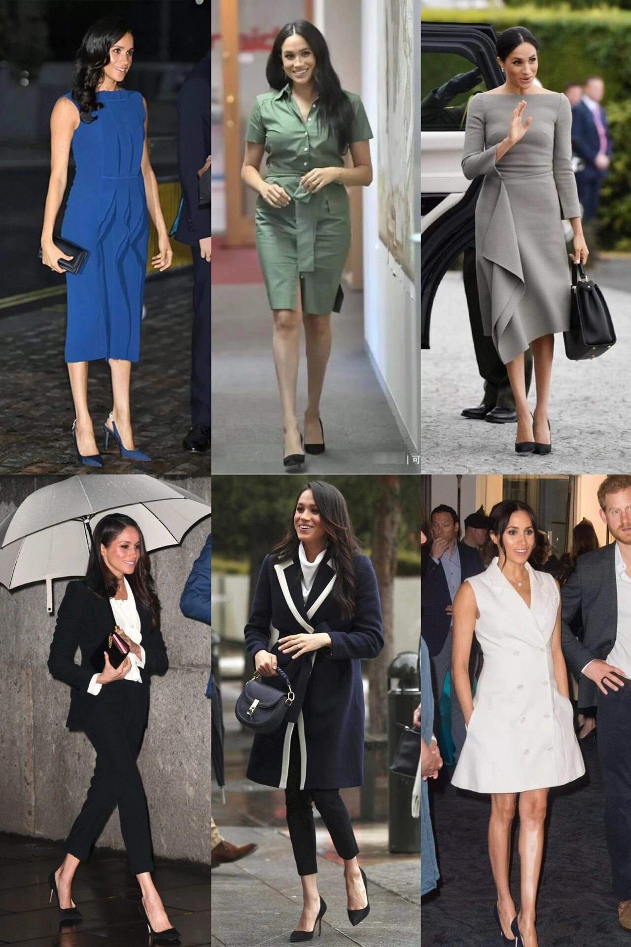 梅根王妃穿搭合集