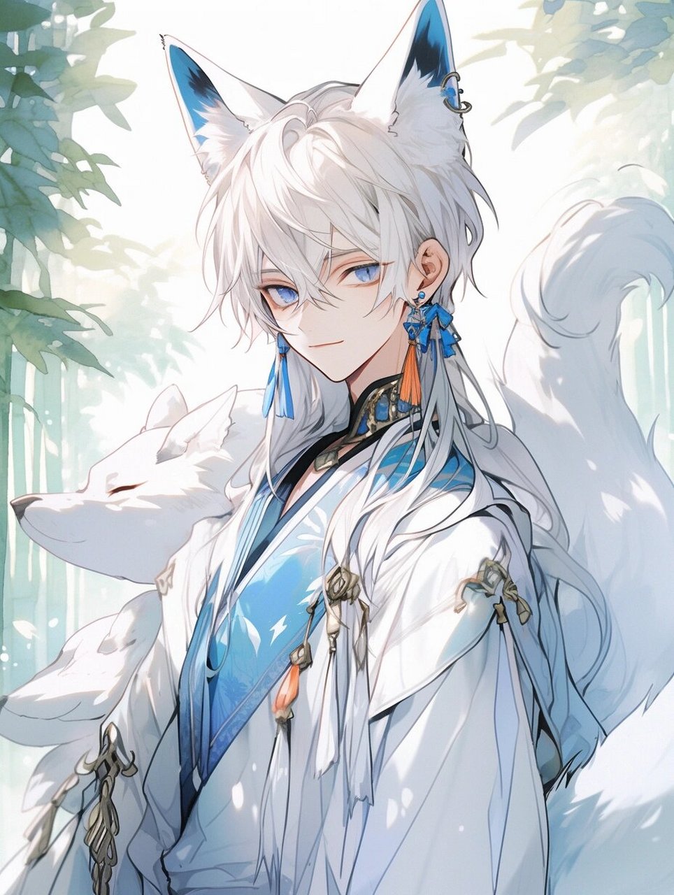 国风狐妖 | 古风头像壁纸插画素材