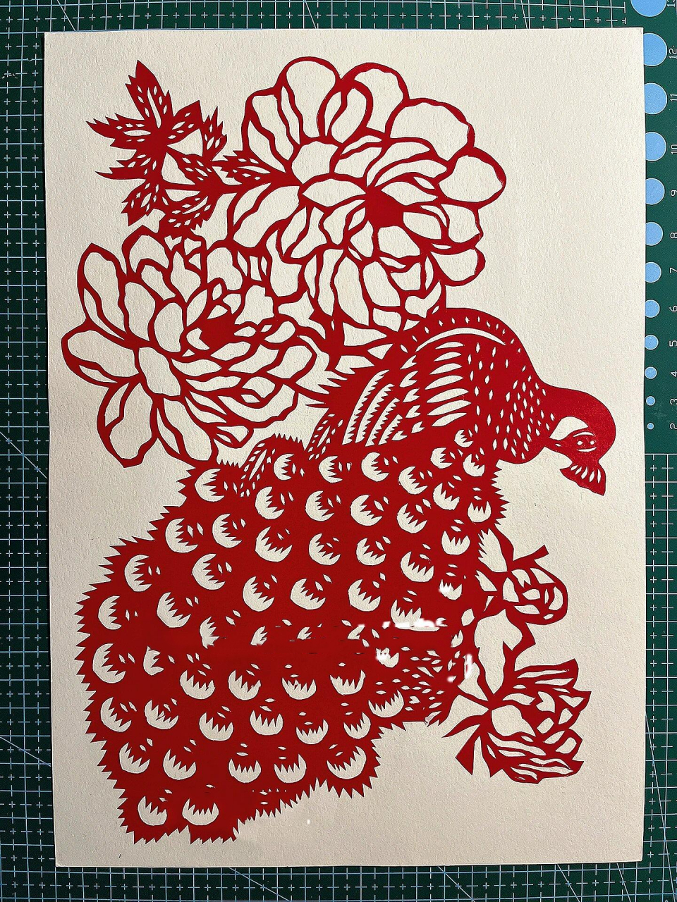 刻纸,蜡光纸 记录我的美术作业,蜡光纸刻纸