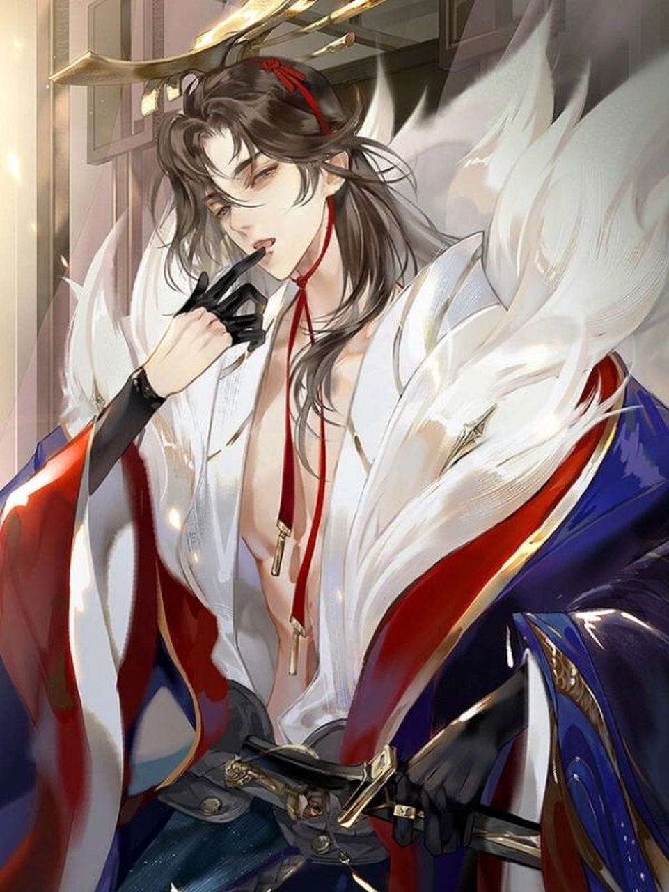 忘川嬴政绝美壁纸分享 秦为黑,为水德,水为坎,色