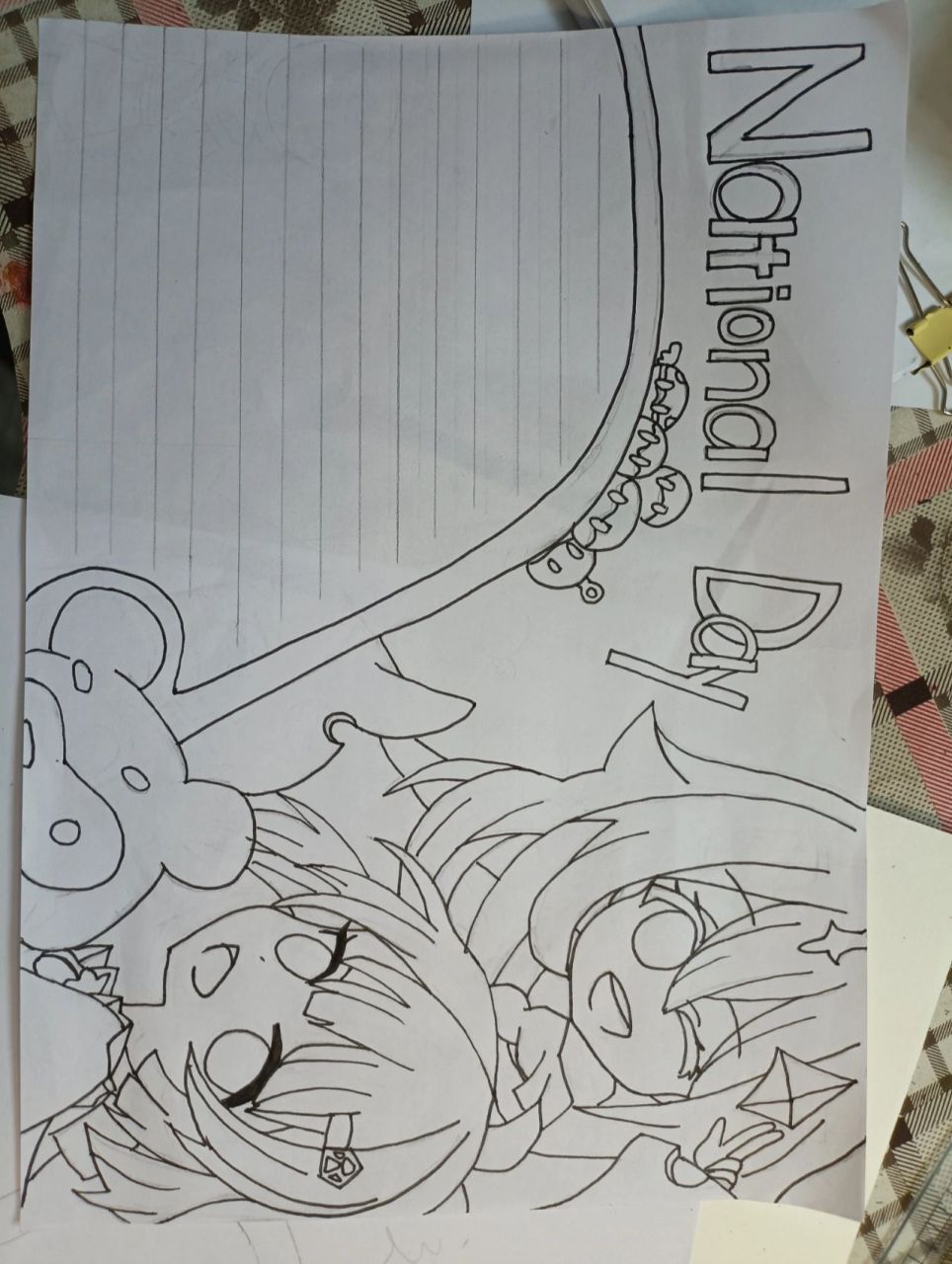 原神英语手抄报