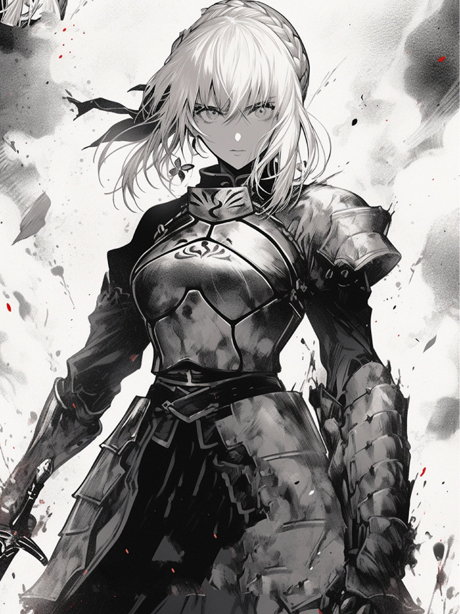 水墨风格 fate·阿尔托莉雅