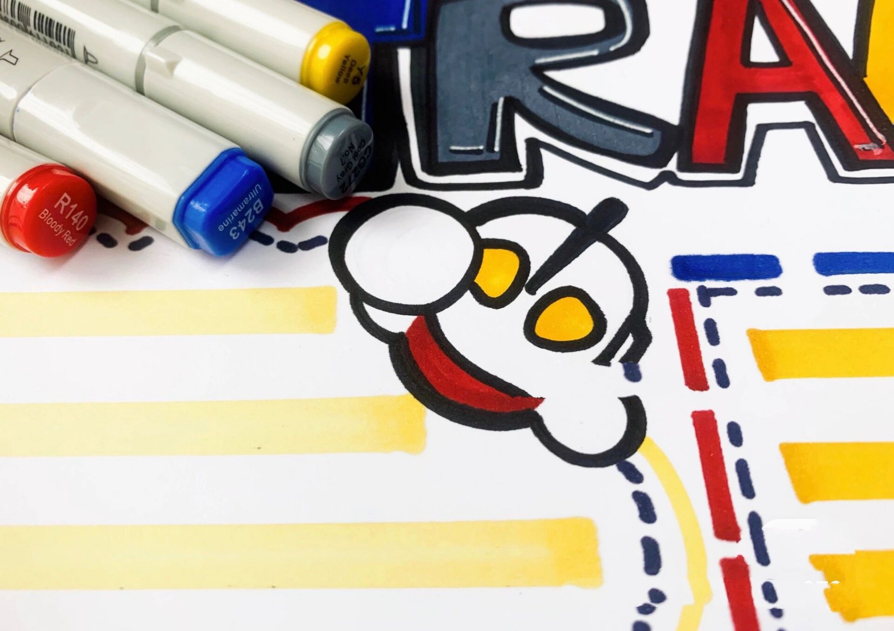 男生最爱版本之奥特曼手抄报,三原色就可搞定.