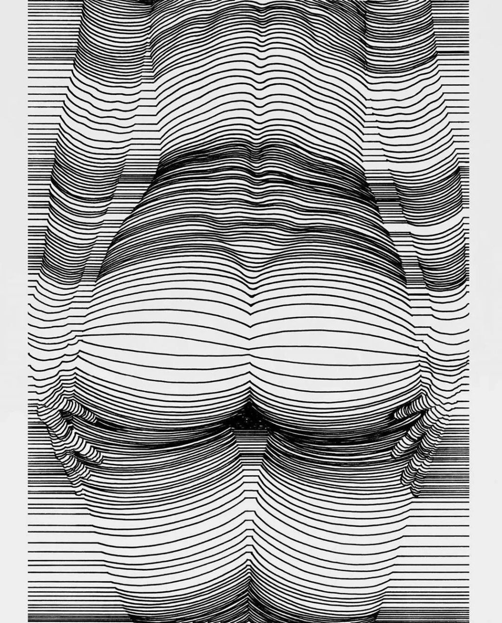 魅力线条!他用最简单的线勾勒最性感插画!