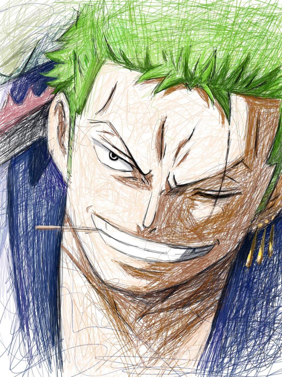 索隆# #随便画画# #海贼王# #海贼王手绘# #板绘# #海贼王定破