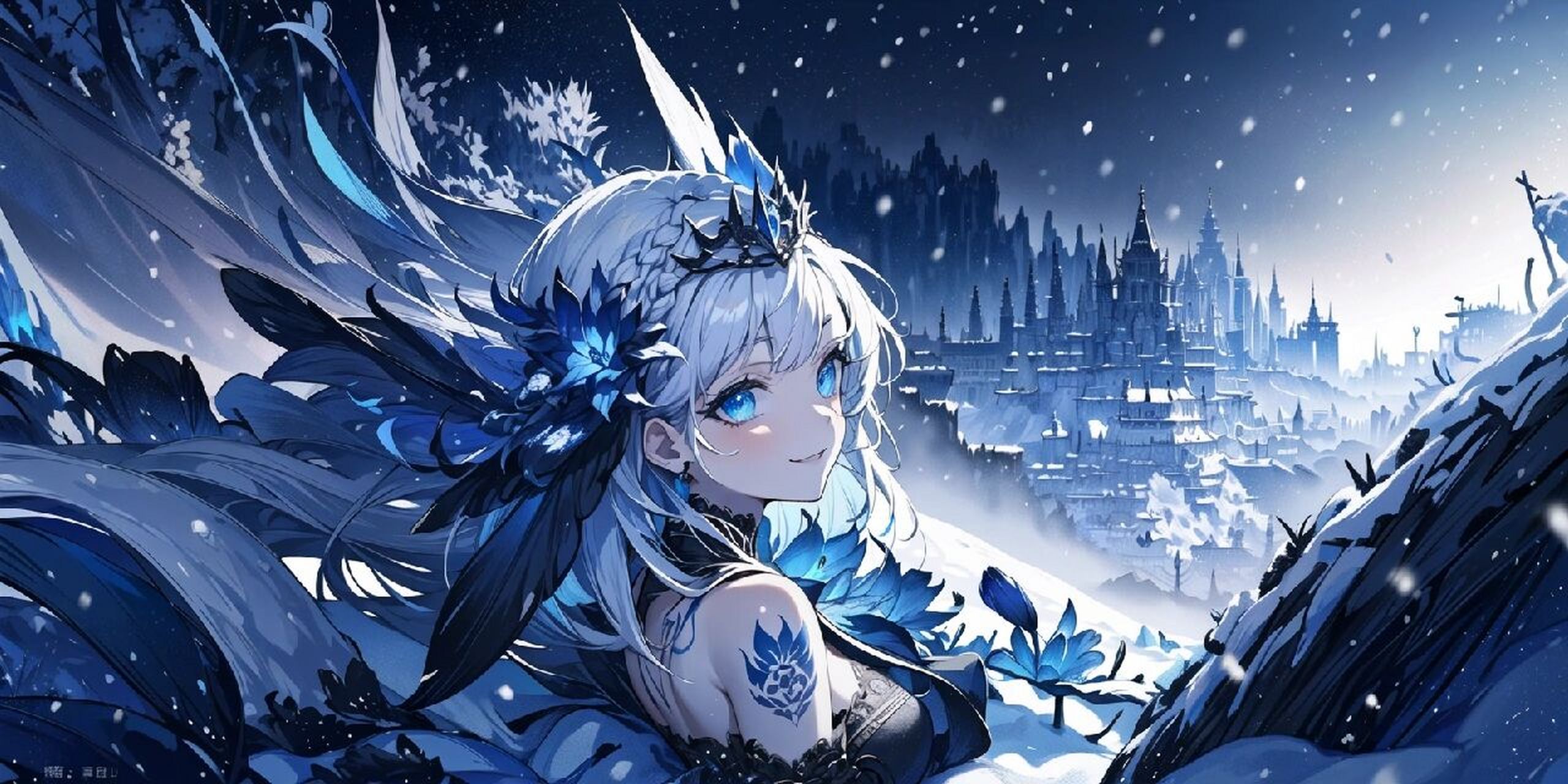 冰雪魔女(横屏壁纸)