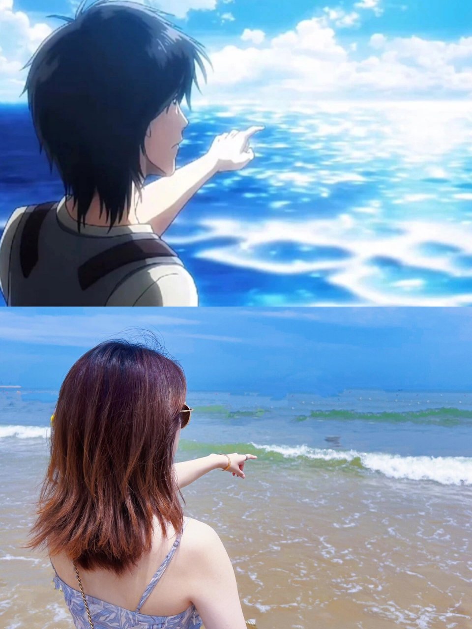 艾伦指海——海的那边是自由 98海边必备动作之艾伦指海