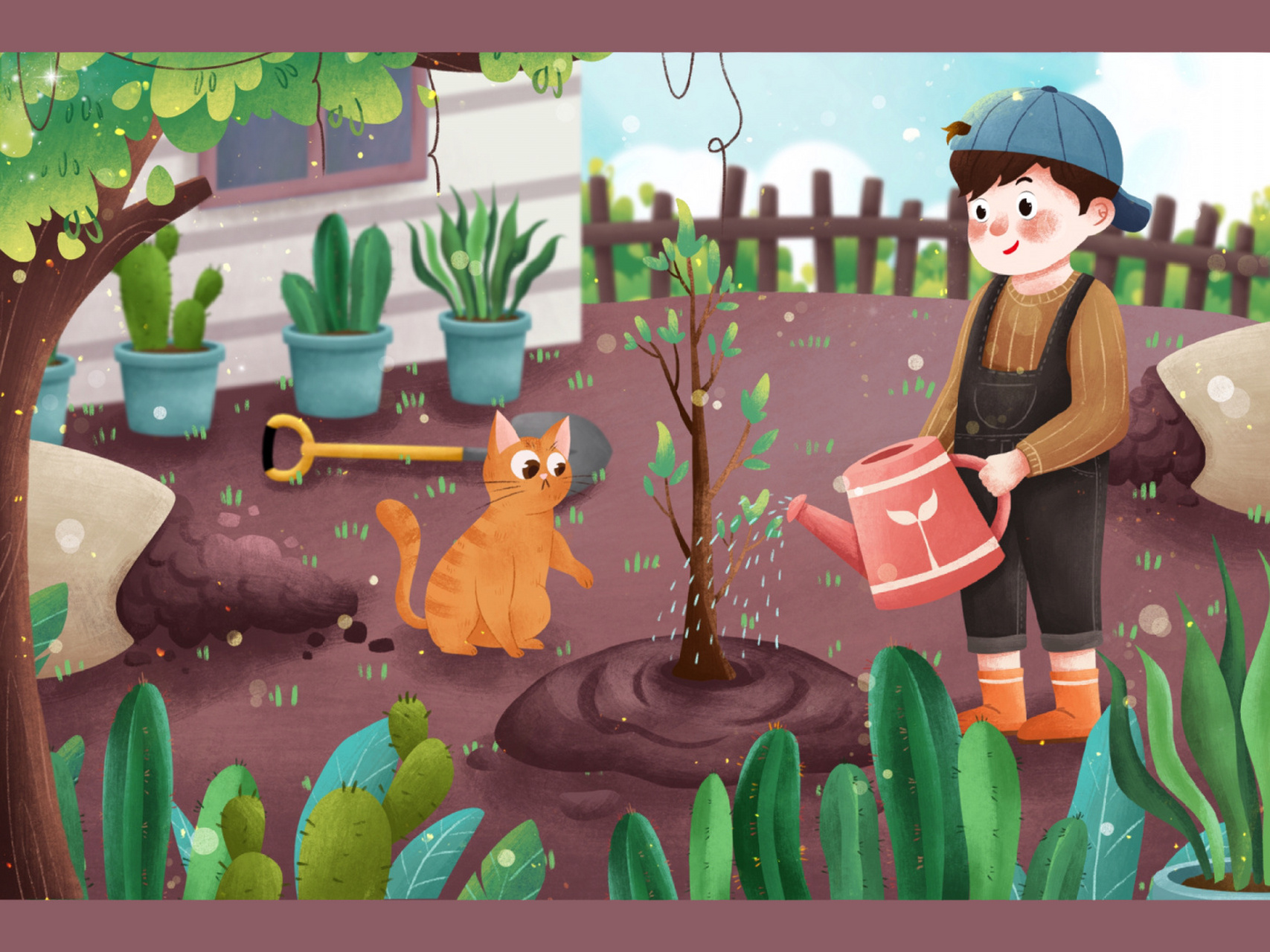 植树节插画|春天里的第一张植树活动照片 92春季植树节插画素材又