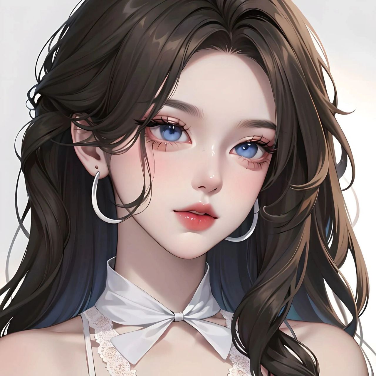 黑发少女 头像 更新一期黑发妹妹头像! 	 这组真的超爱
