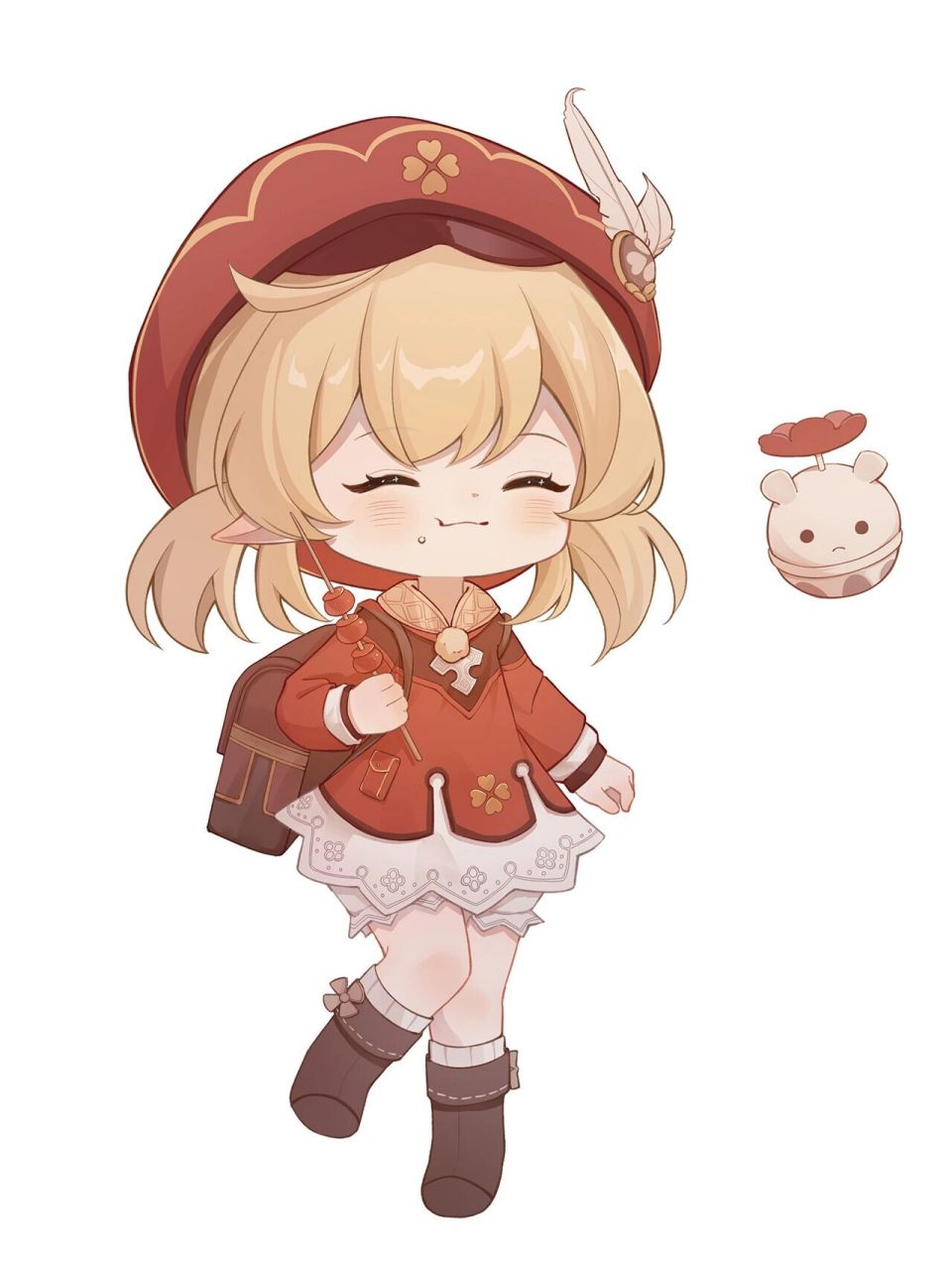 q版人物|卡通头像|原神可莉q版 原创q版人物原神可莉同人卡通头像,附