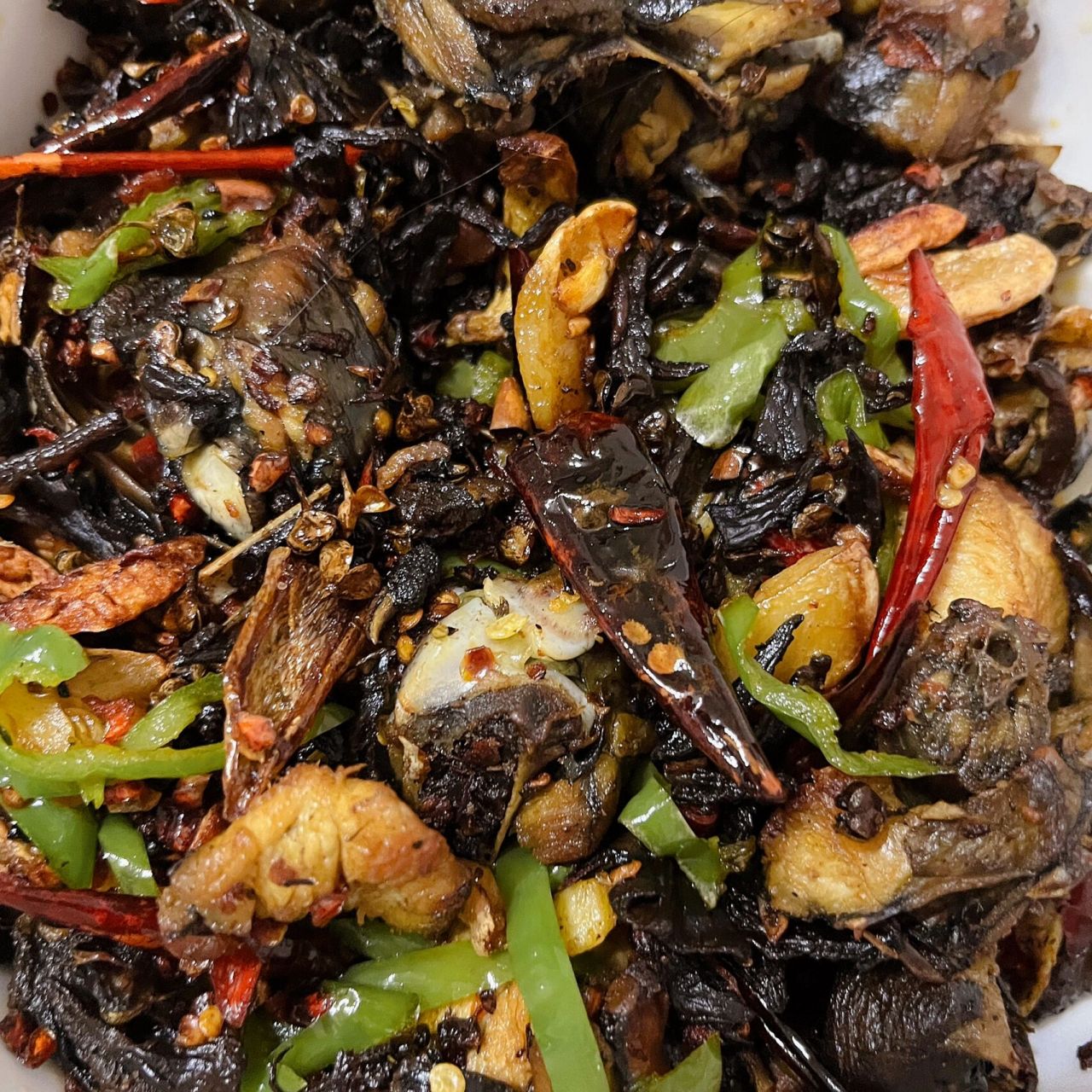 96云南野生干巴菌的隐藏吃法94 自从在新平吃了干巴菌炒鸡后