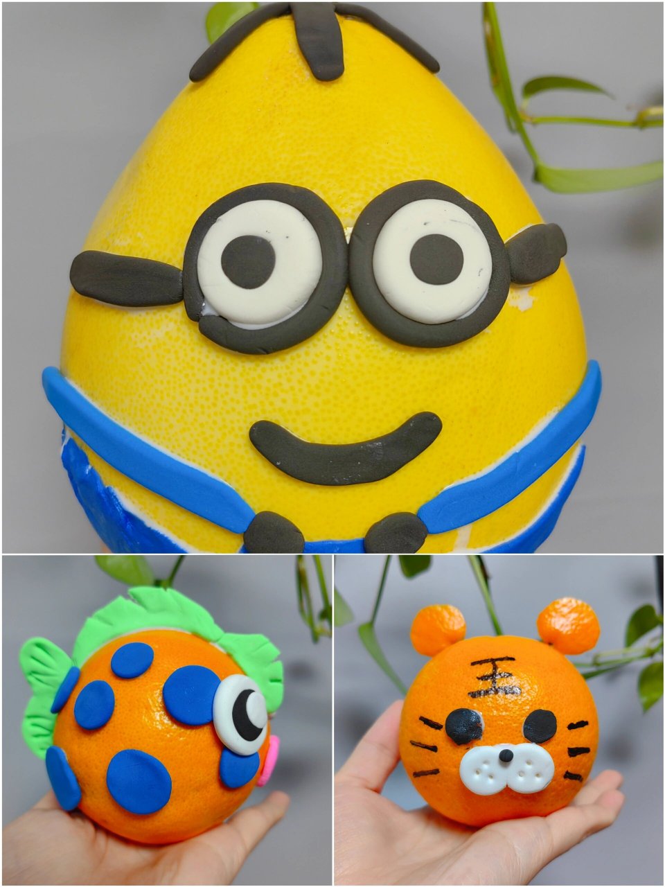 ❇️秋天 | 水果娃娃 | 手工 幼儿园手工秋天里果实手工