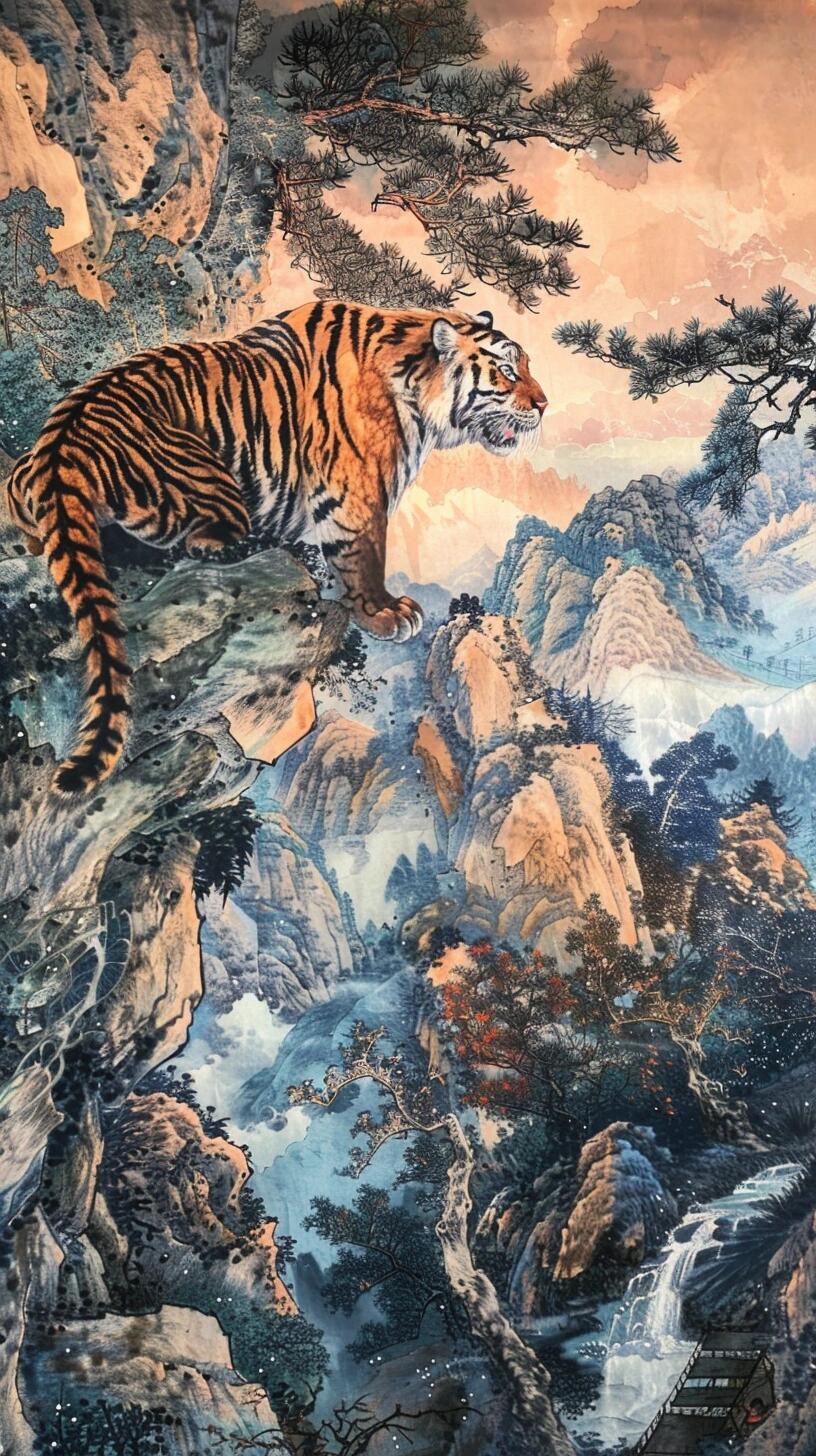 猛虎上山图片大全大图图片