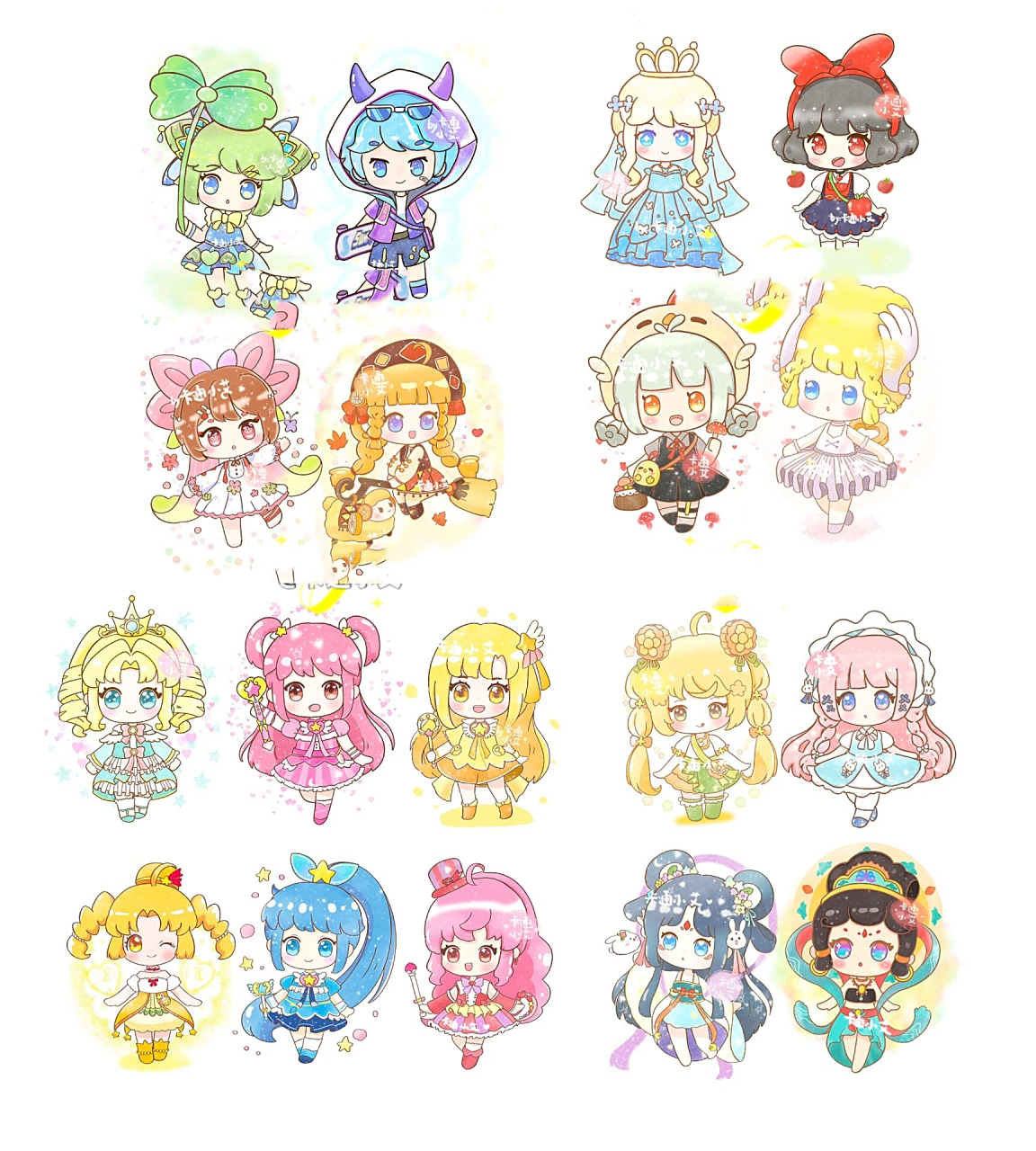 迷你世界画到现在的人物大合集 简笔画 迷你世界画到现在的大合集