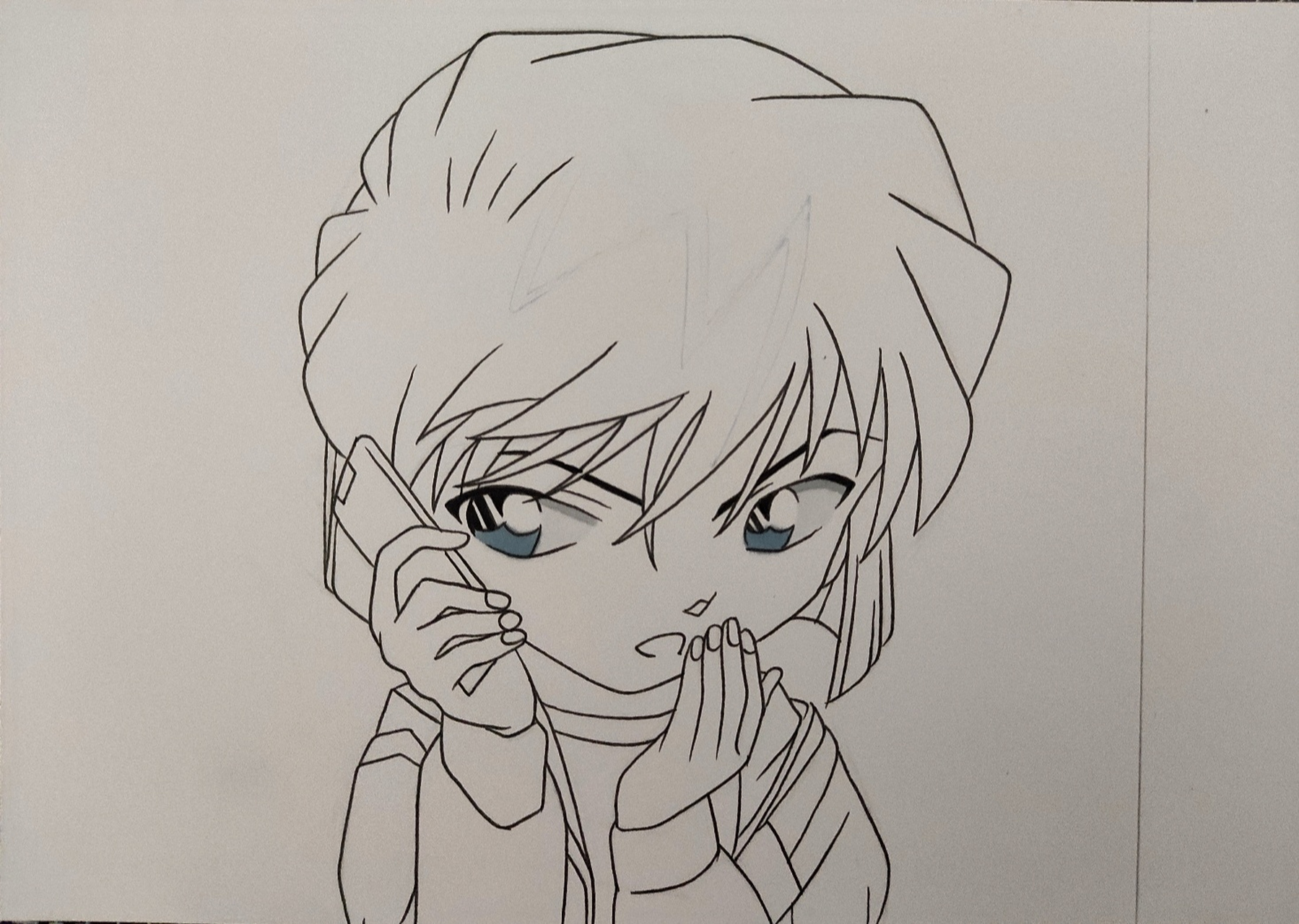 画一个小哀 去见你的新主人吧~ #名侦探柯南