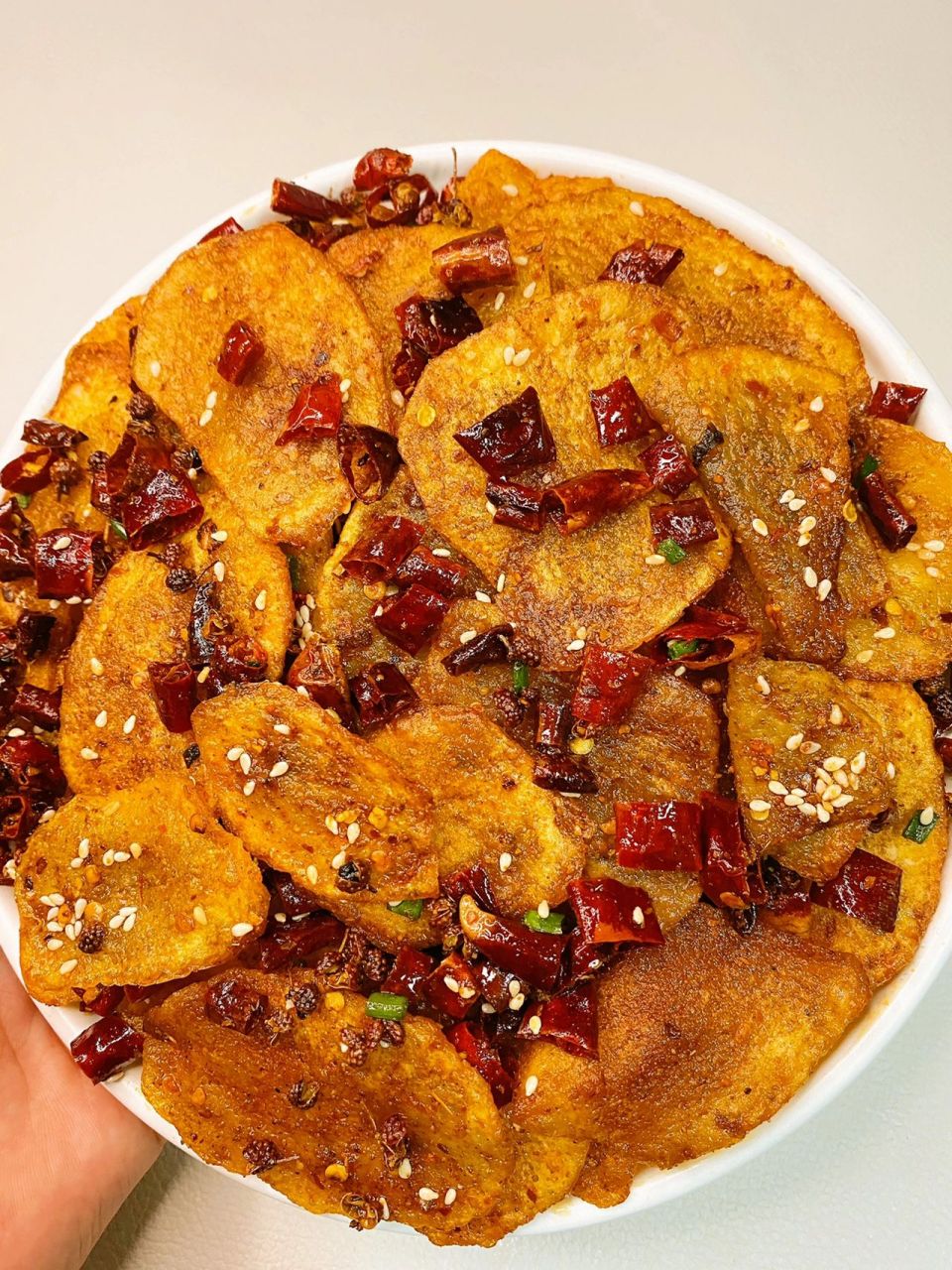 干煸孜然土豆片 香辣酥脆 做法超简单 土豆新吃法,爱吃土豆的可以试一