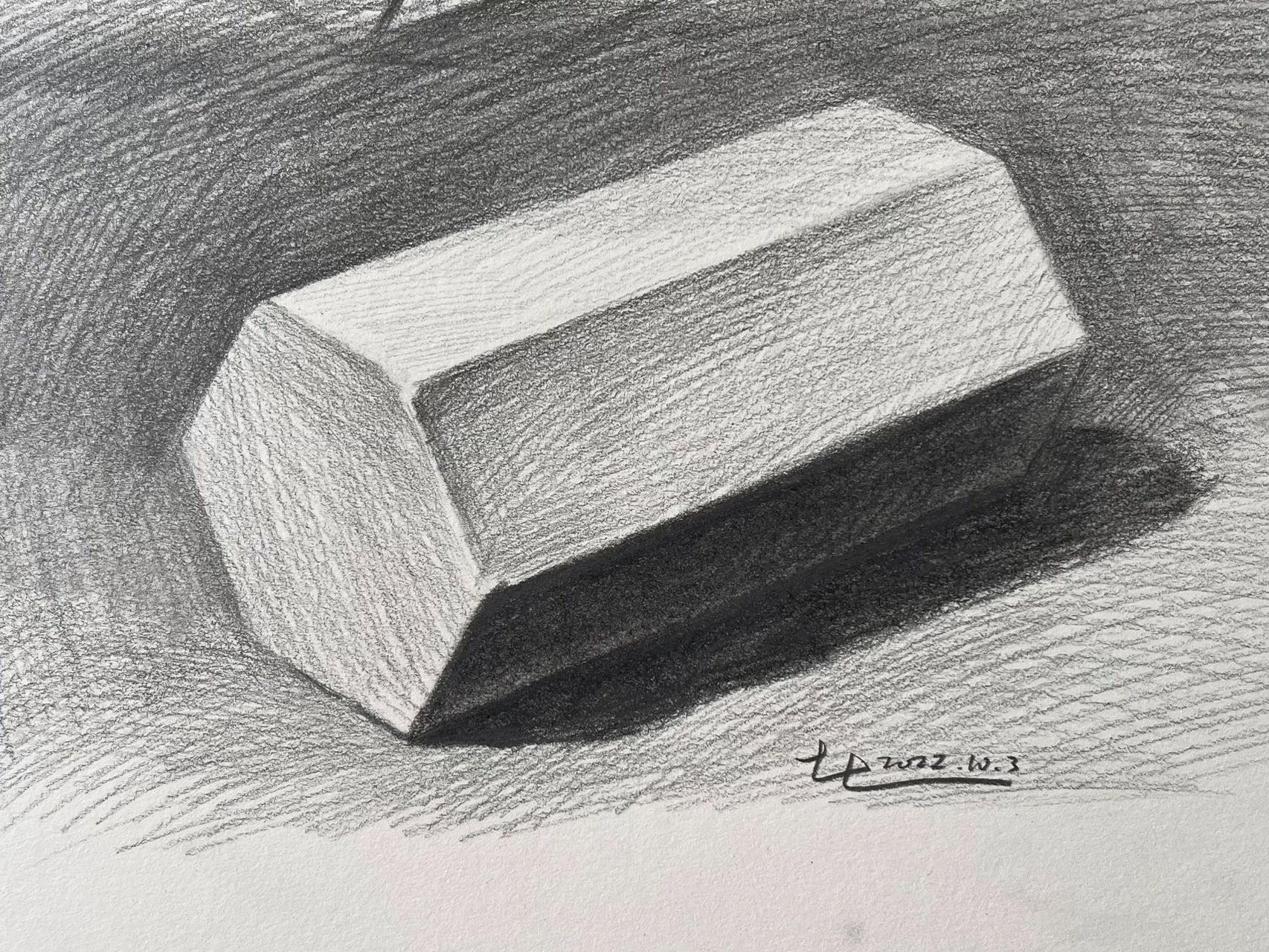 8715素描几何体/基础入门【六棱柱体】6015