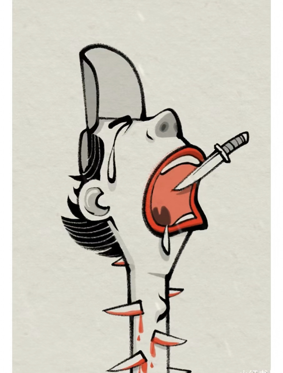 在经历一天发烧后,开始嗓子吞刀片,昨天夜里疼醒,半夜起来在小94找