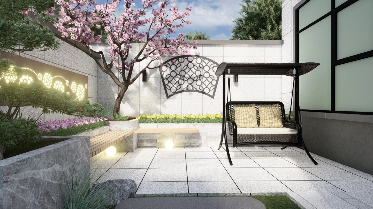 狭窄前后院试试这样做,让你家空间秒变大!