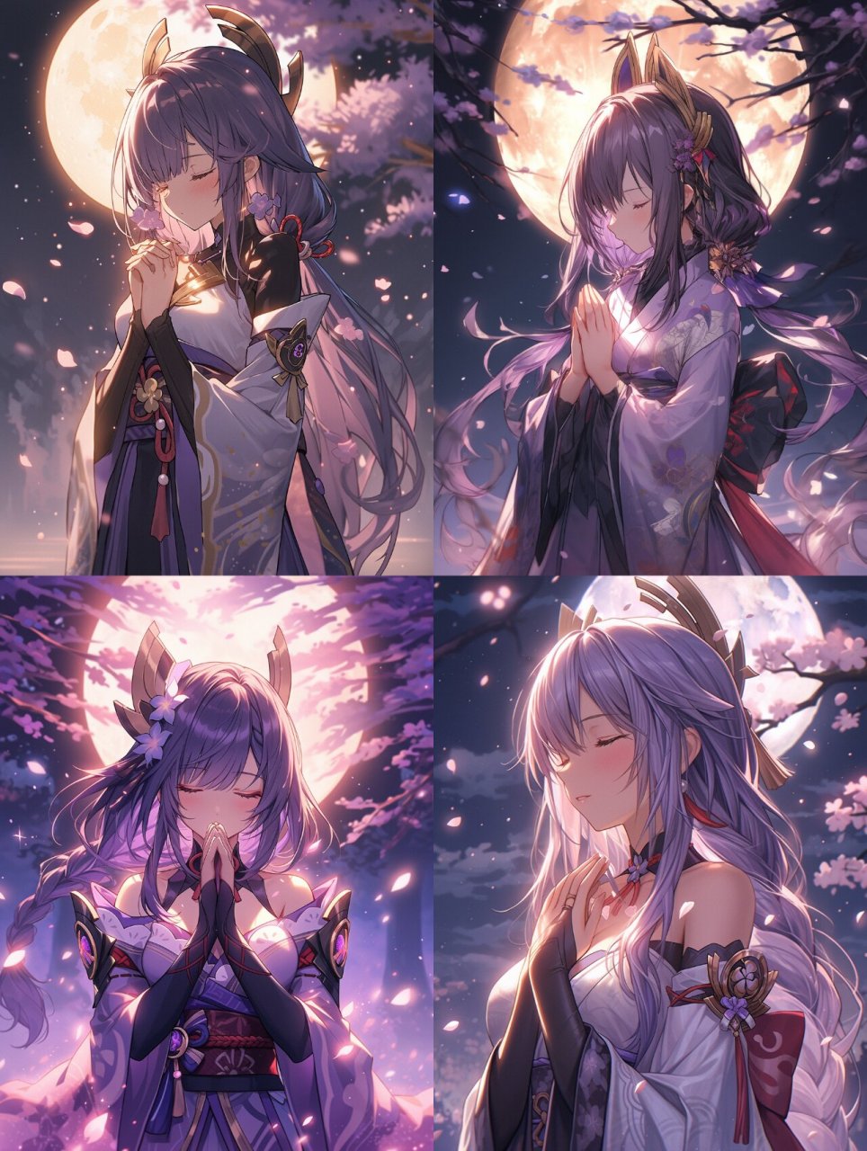 【原神人物】雷电将军 | 精品美图 其身为御建鸣神主尊大御所大人,许