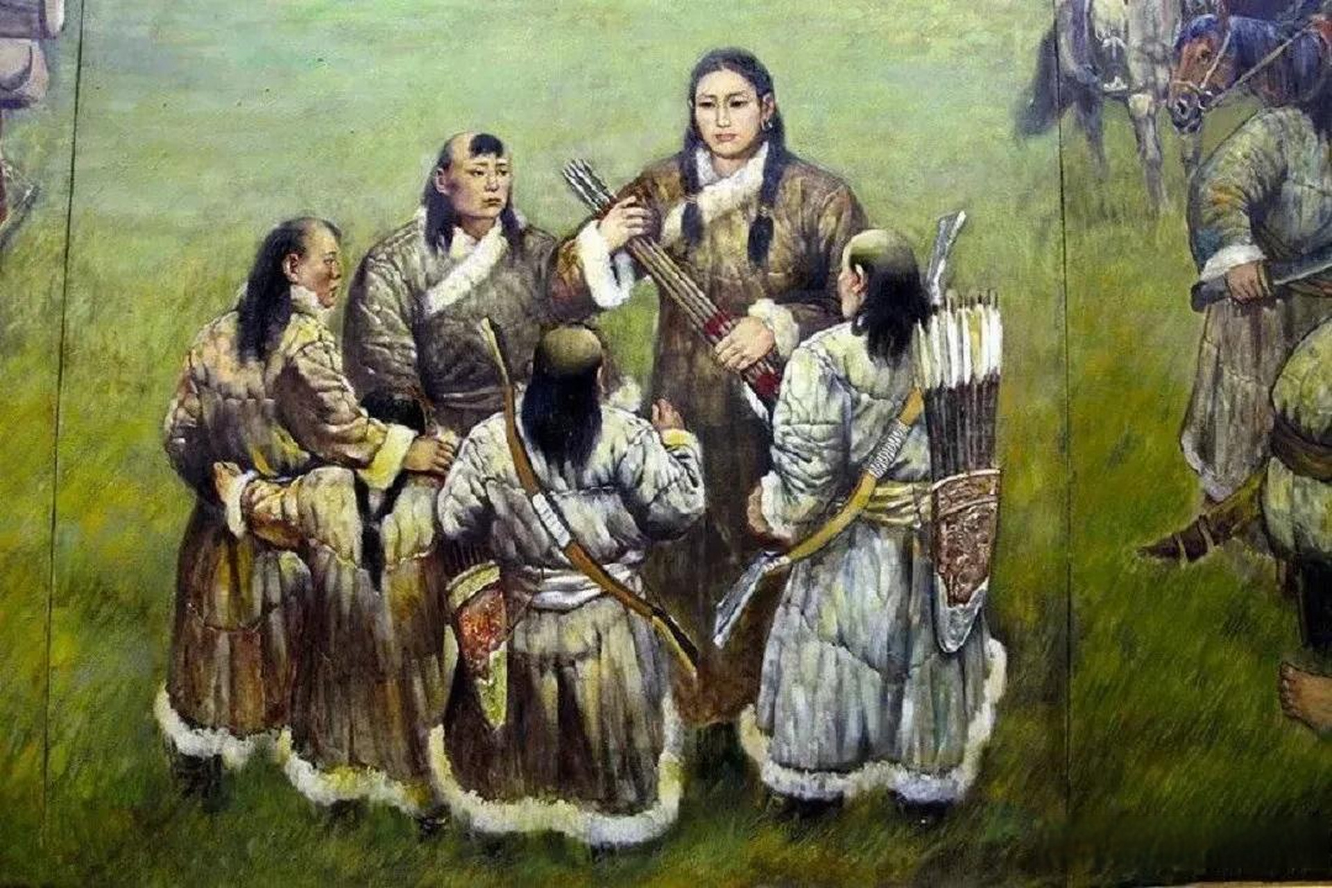 匈奴 中国古代北方游牧民族.其族属尚无定论.