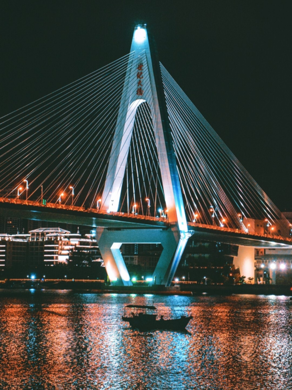 海口世纪大桥图片高清图片