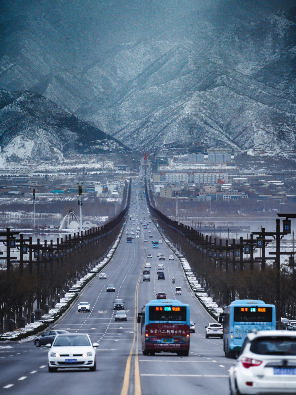 这里是山西运城 图片拍摄于山西省运城市盐湖区的盐池,还是最喜欢冬季