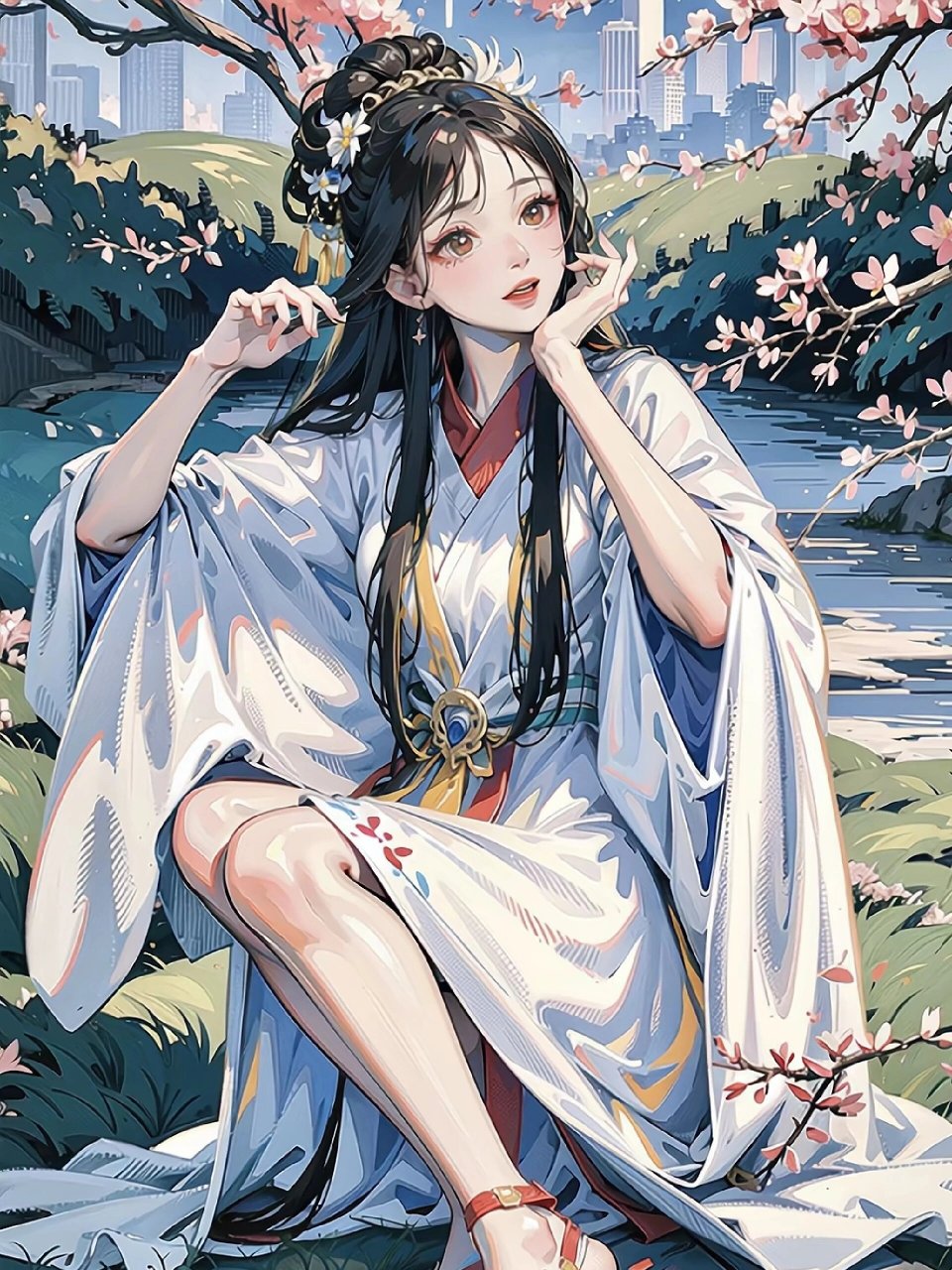 古风少女ll动漫壁纸ll好看壁纸,可保存哟!