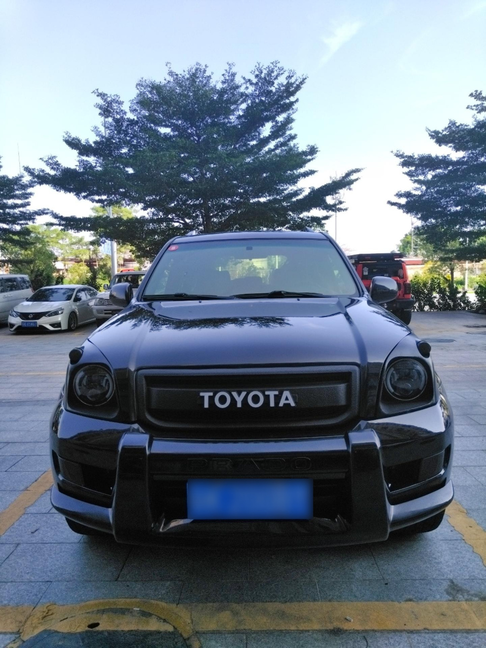 08年极品丰田霸道lc120 整体改装黑武士风格 全车原板大部分原装油漆