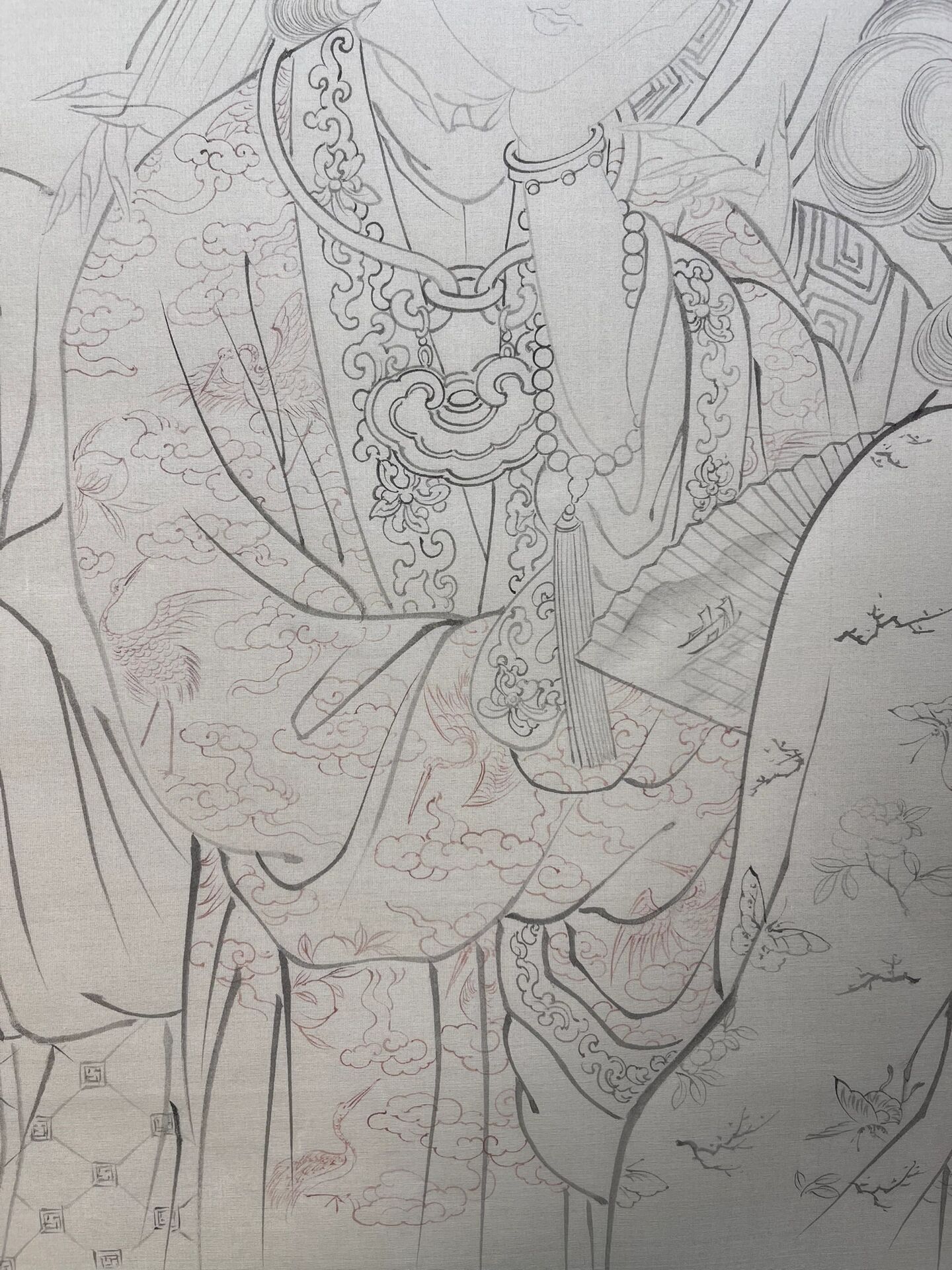 金陵十二钗线稿分享