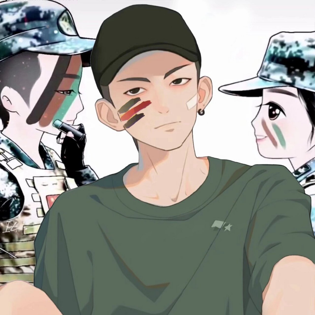 谈谈大学生当兵的入伍动机(兵哥哥头像) 1 好玩和有趣的心态 这类大学