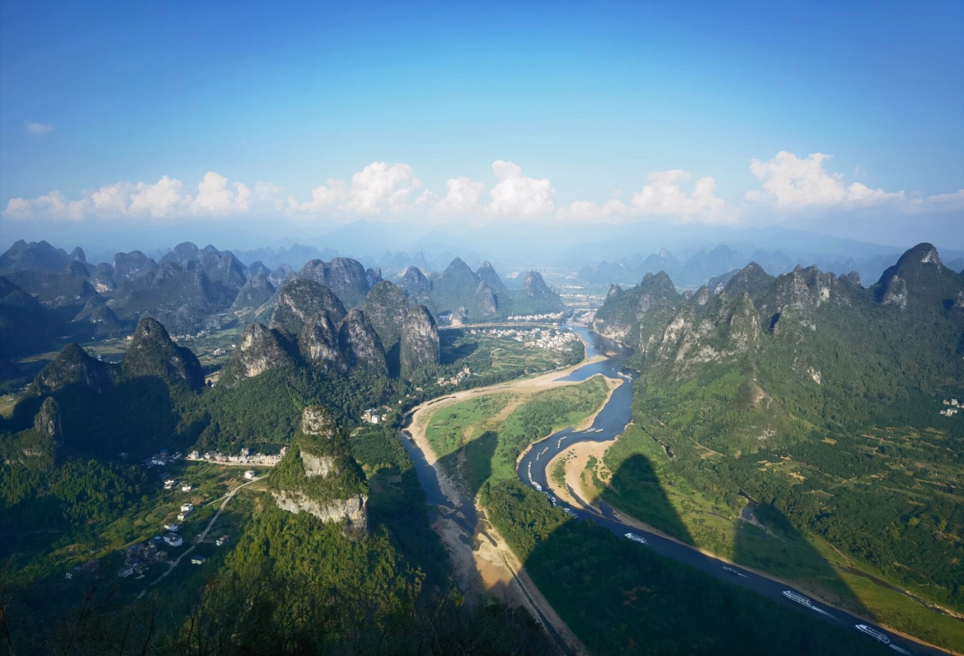 阳朔兴坪古镇大面山攻略 关于爬阳朔的山,前期做了很多攻略,想着来