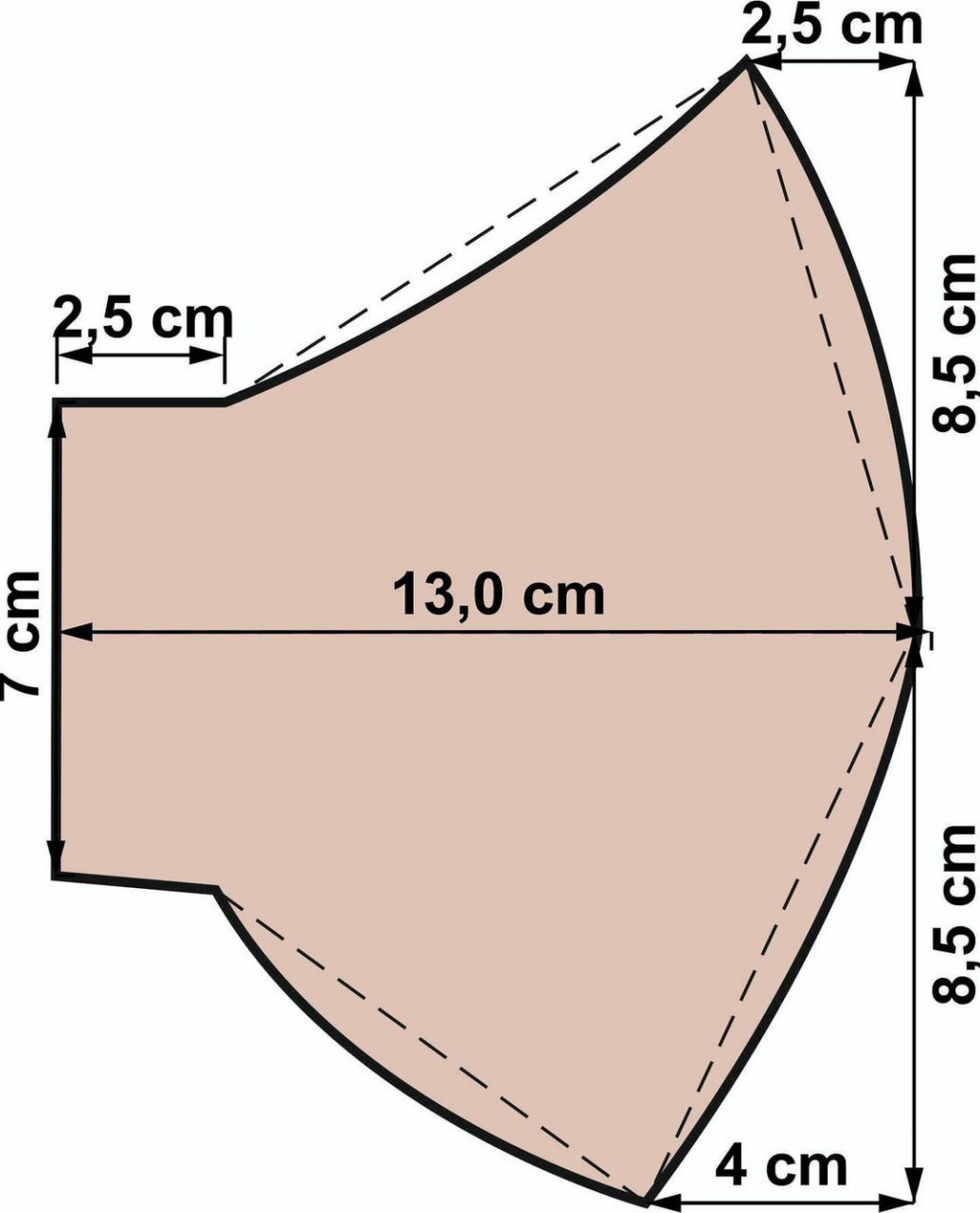 裁剪图分享57 | 口罩裁剪图 | 自制 | 夏天也少不了口罩呀!