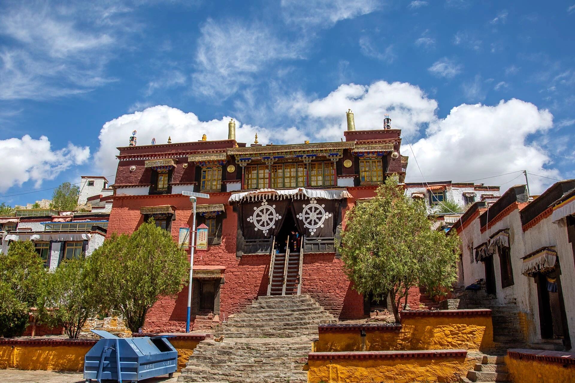 no690 西藏日喀则 白朗县 嘎东寺 位于日喀则白朗县境内,嘎东寺历经