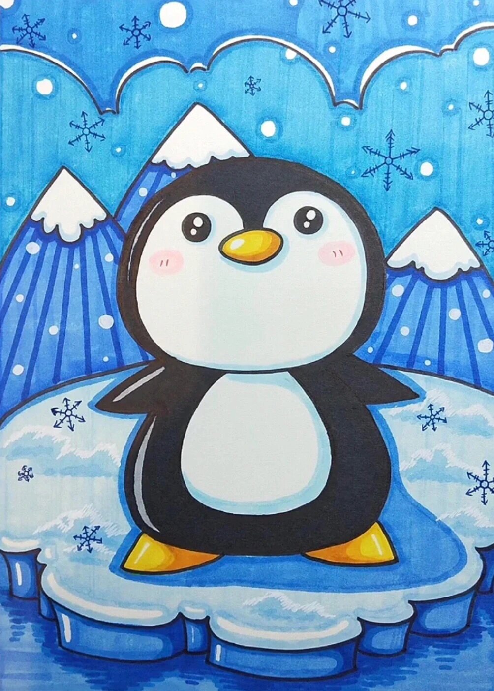 儿童画(企鹅)