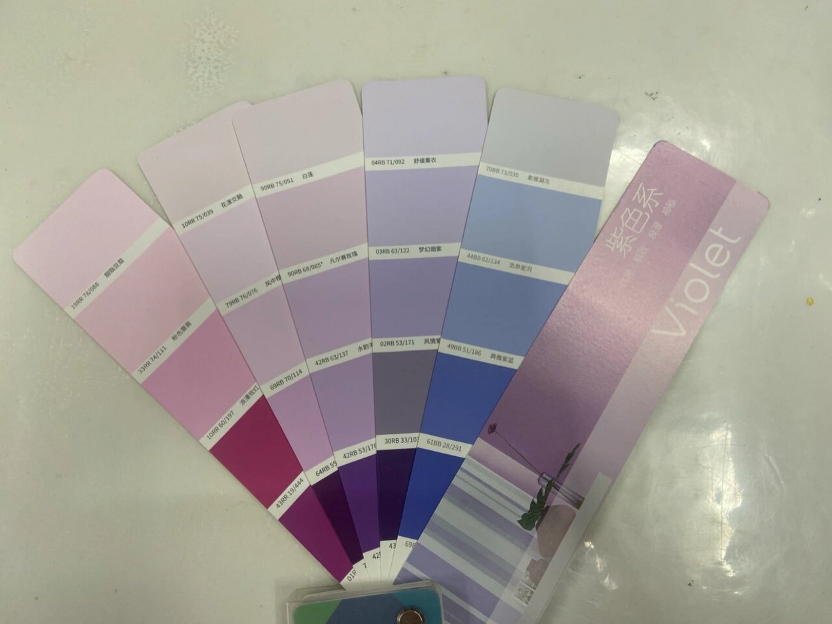 多乐士色卡 紫色色卡颜色详情