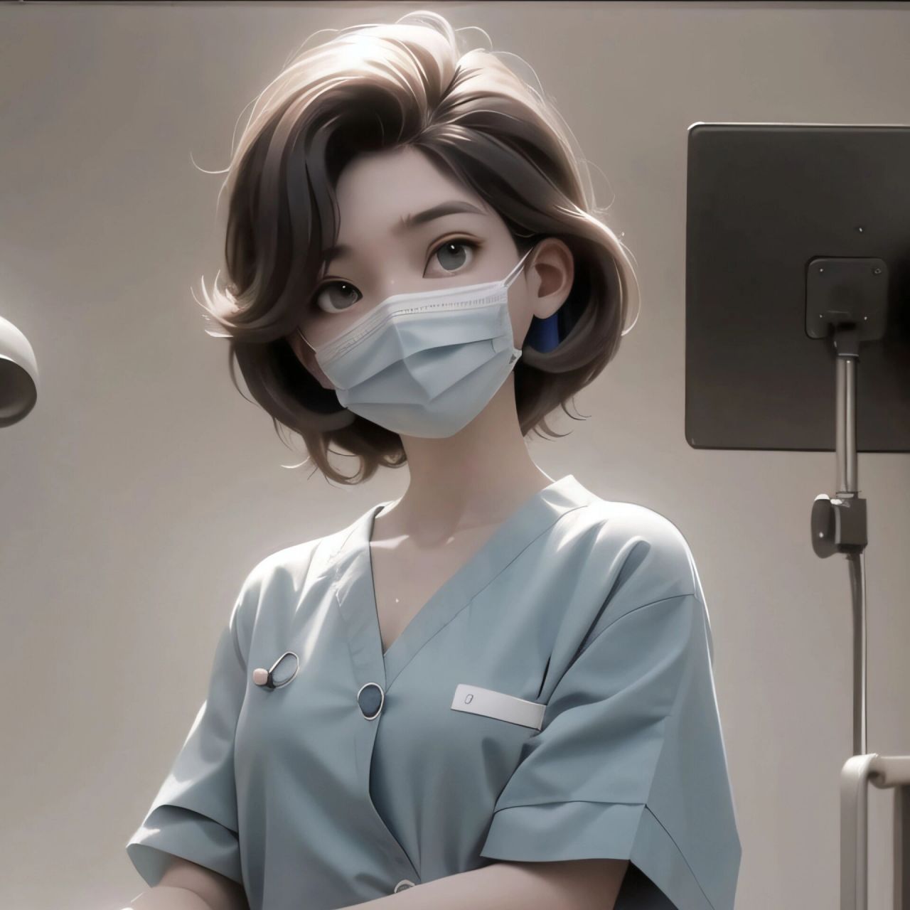 女生头像 职业头像系列之医生(手术室)