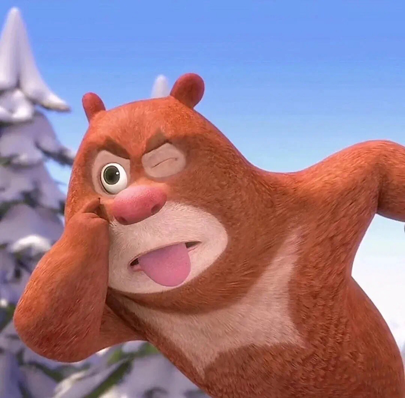 熊出没系列 第十二期 | 熊大熊二可爱头像 yyds 熊大,光头强又来砍树