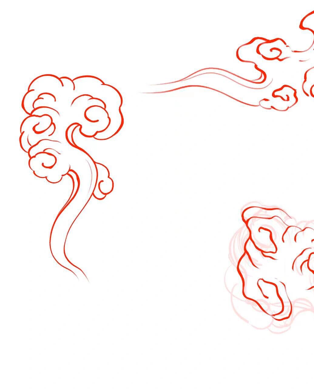 传统绘画——"云"怎么画