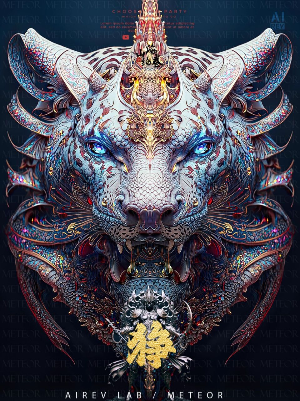 山海经异兽|狰|头像版 《西山经》记载:"又西二百八十里,曰章莪之山