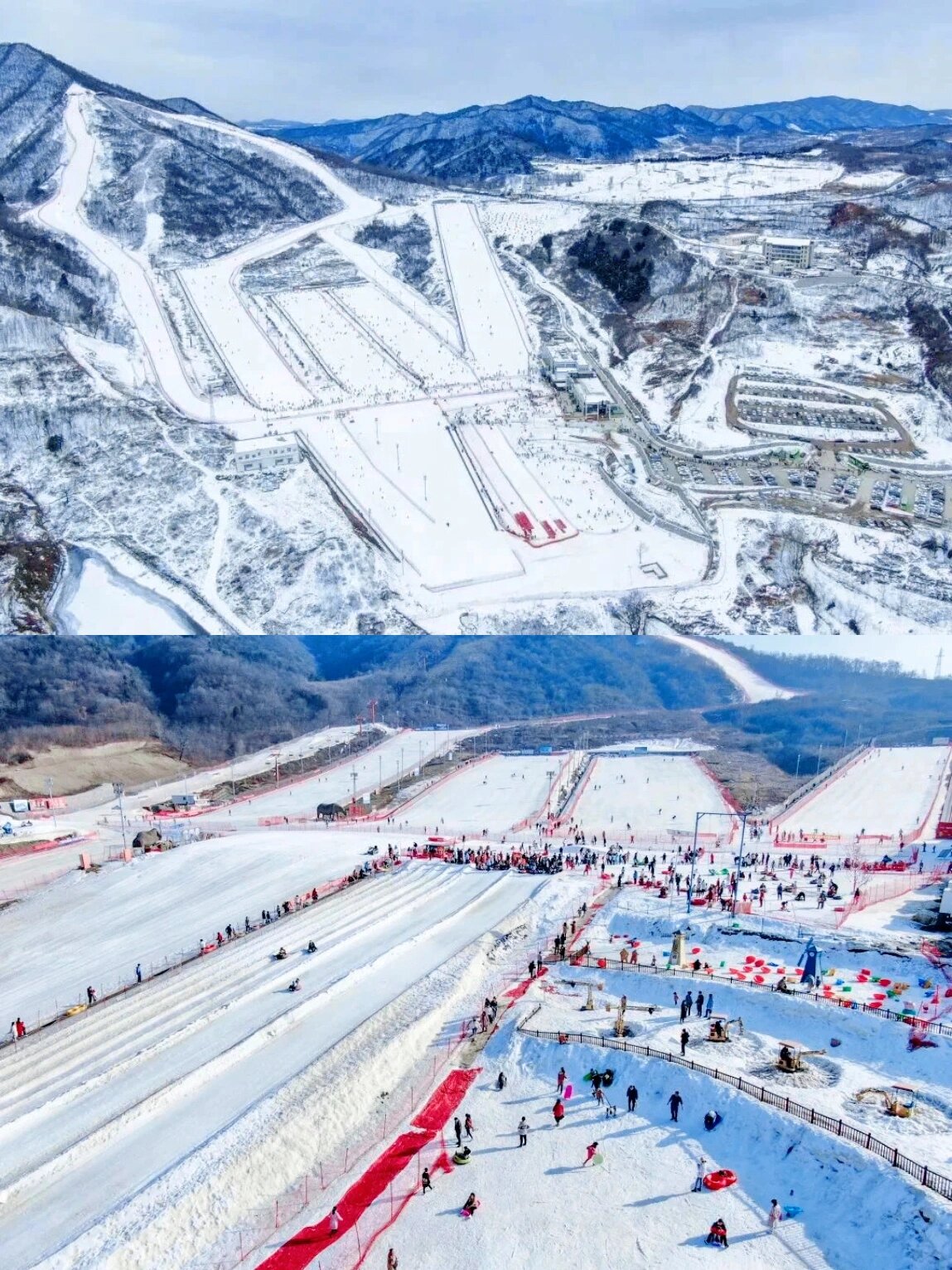 照金滑雪场雪道图图片