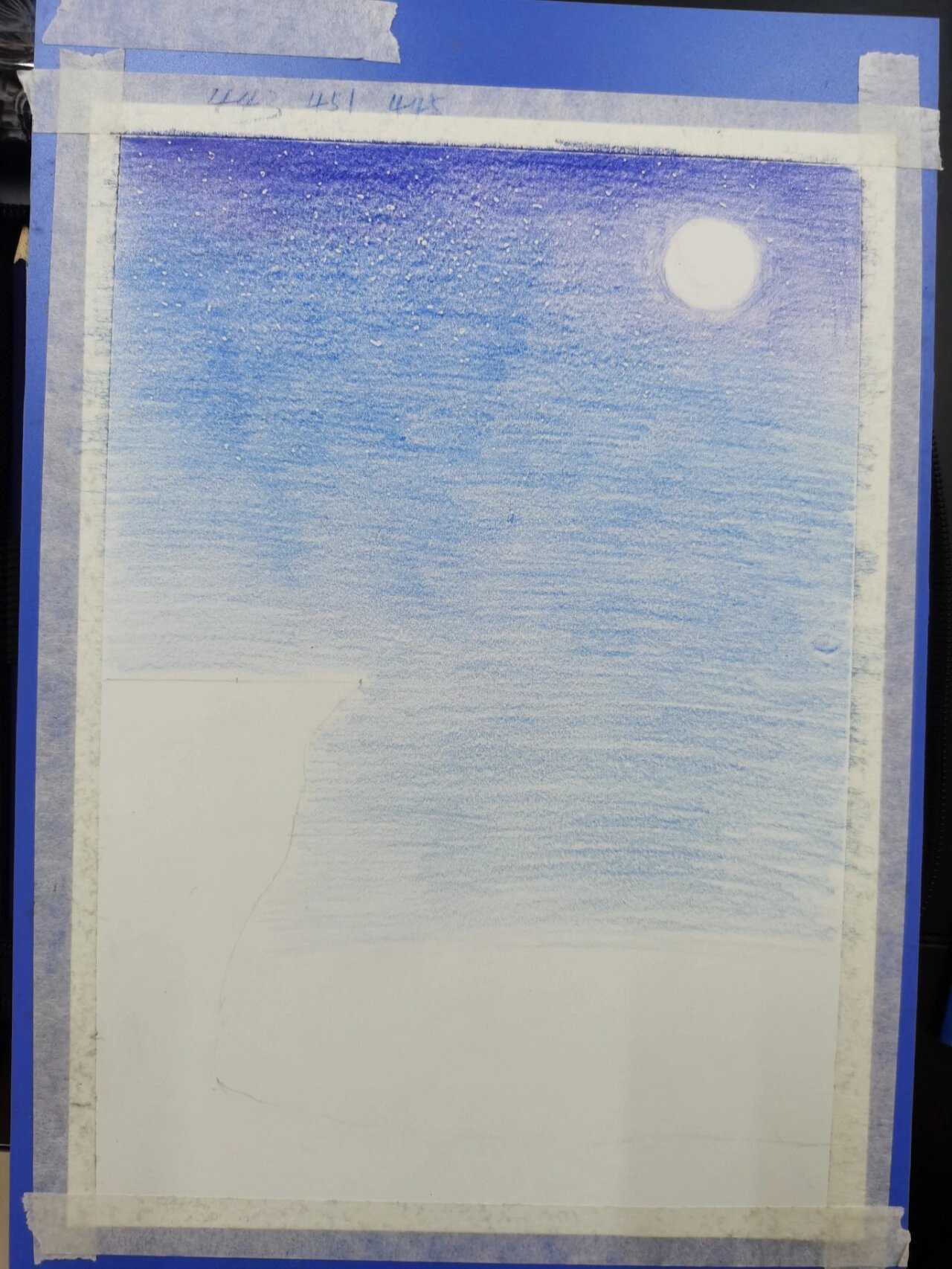 彩铅| 《星空》简易教程步骤