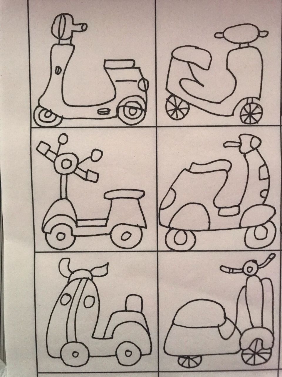 简笔画 | 电动车