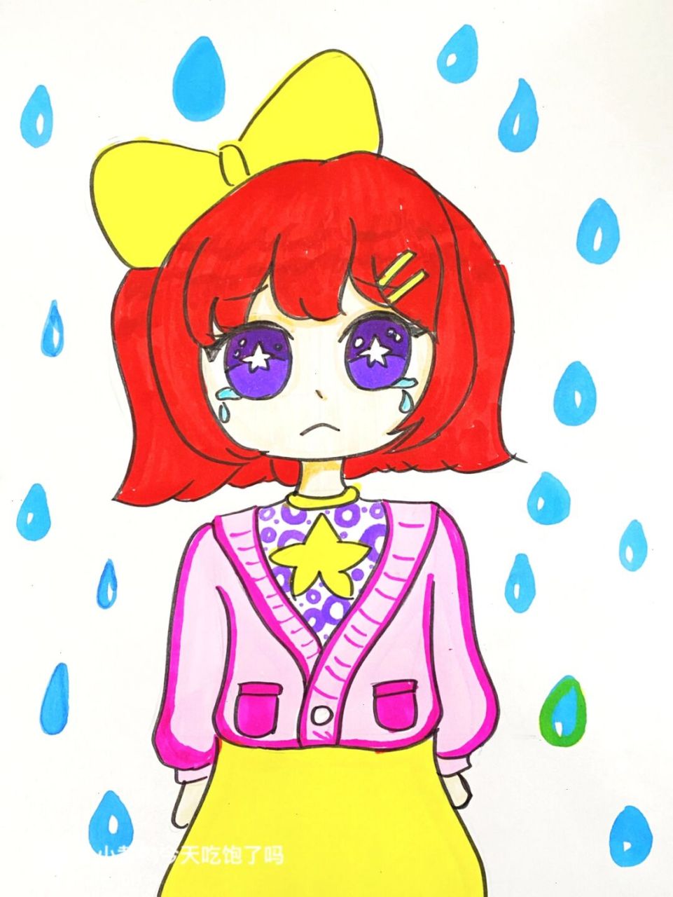 q版动漫人物 #q版人物# #动漫人物# #哭泣动漫人物# #伤心动漫人物